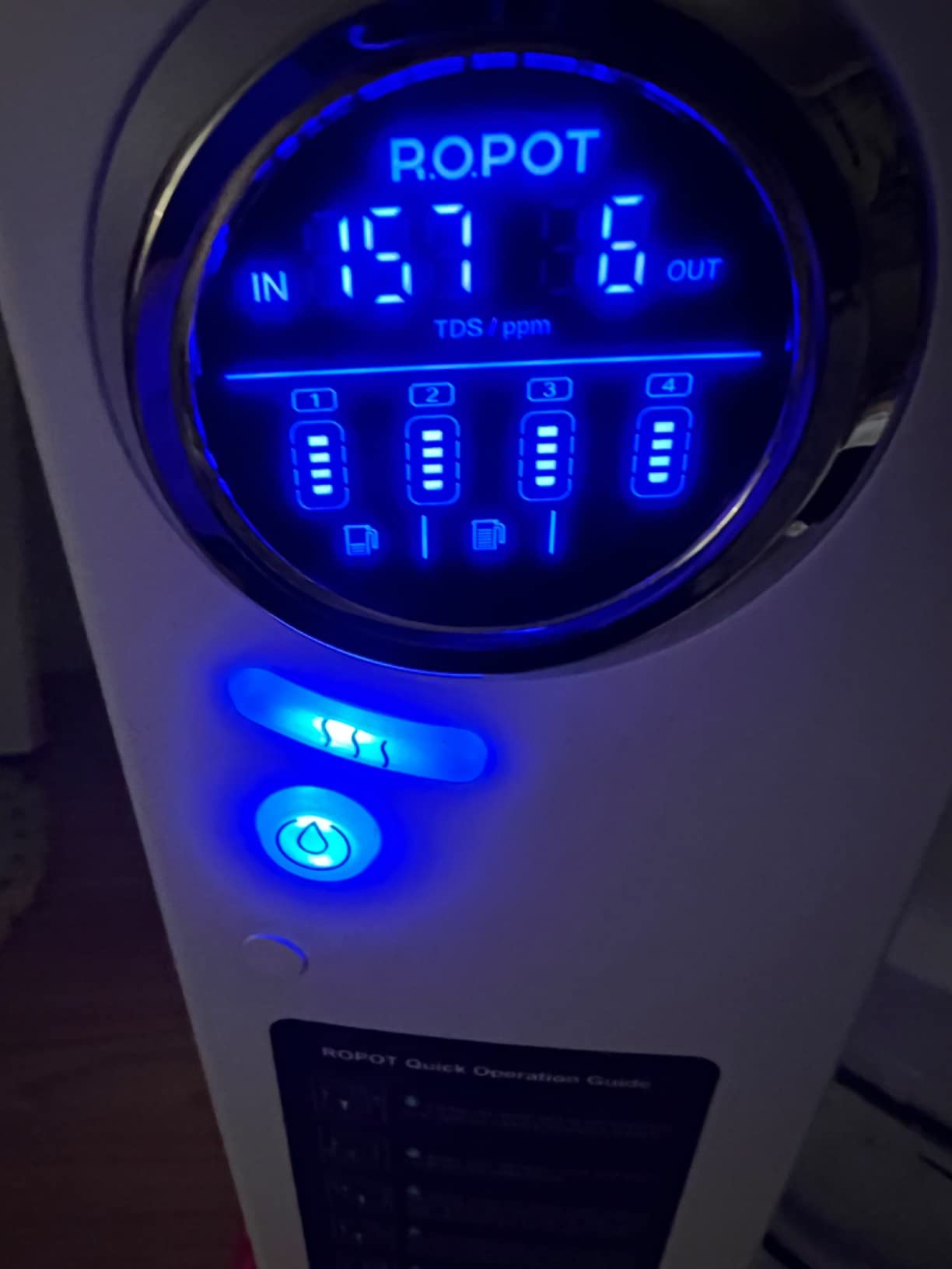 Bluevua RO100ROPOT Countertop Reverse Osmosis Water Filter System customer photo 2