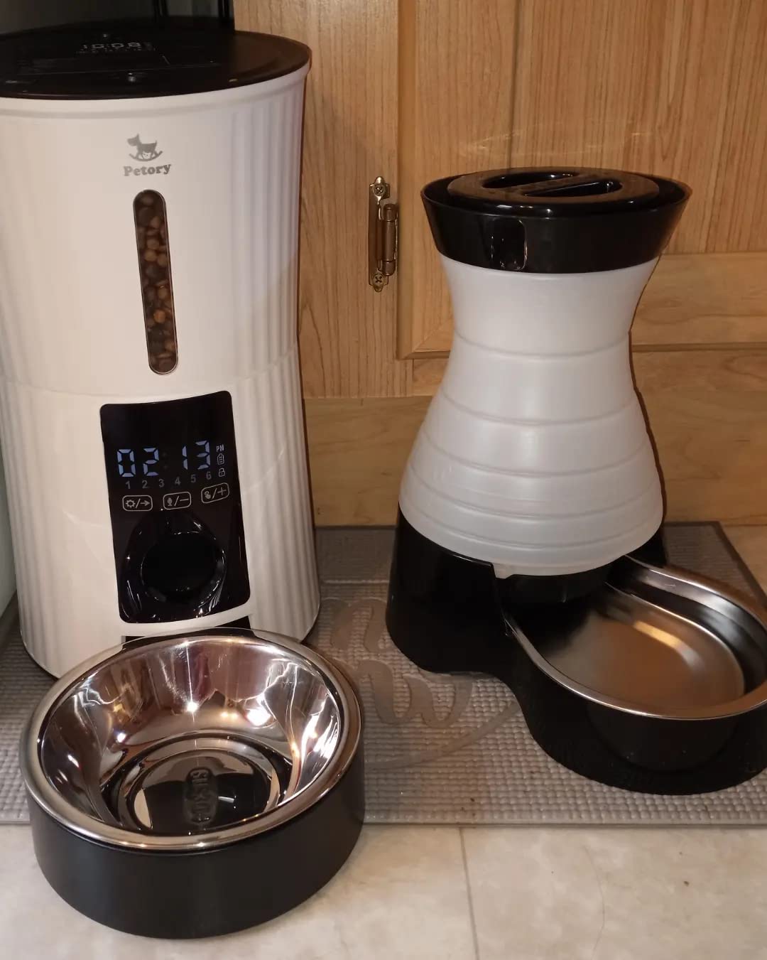 Petory Timed Automatic Cat Feeder - 4L Dry Food Dispenser for Cats and Dogs customer photo 1