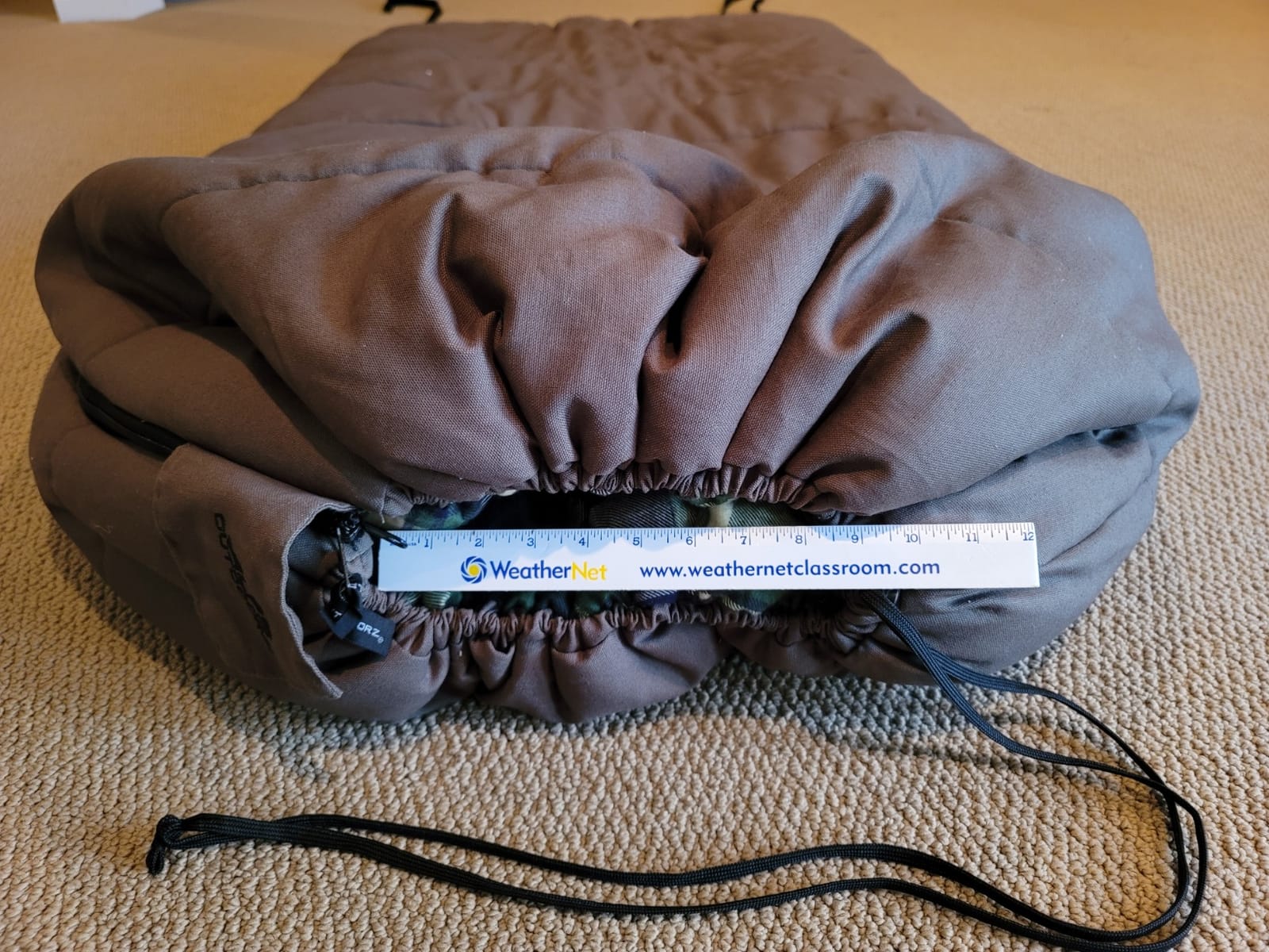 ALPS OutdoorZ Redwood -10°F Flannel-Lined Sleeping Bag with Cotton Canvas Shell, Heavy-Duty Zippers, Oversized Rectangle Design, Cold Weather Camping & Hunting Gear customer photo 1