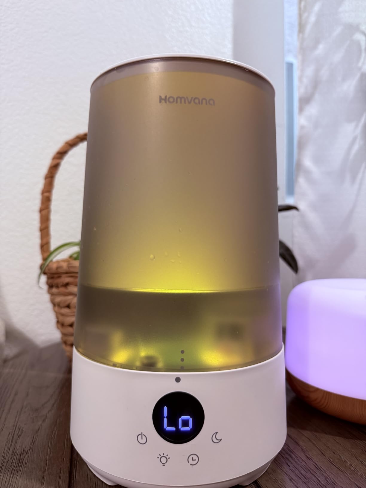 Homvana 3.6L Top-Fill Cool Mist Humidifiers for Bedroom, Large Room(Grey) customer photo 1