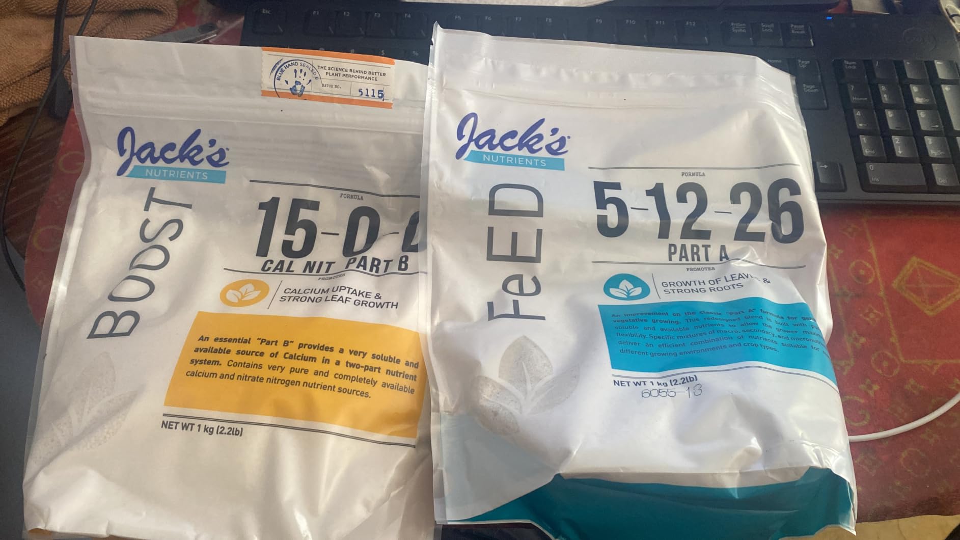 Jack's Nutrients Part A 2.2lb & Cal Nit Part B 2.2lb Fertilizer Bundle customer photo 2