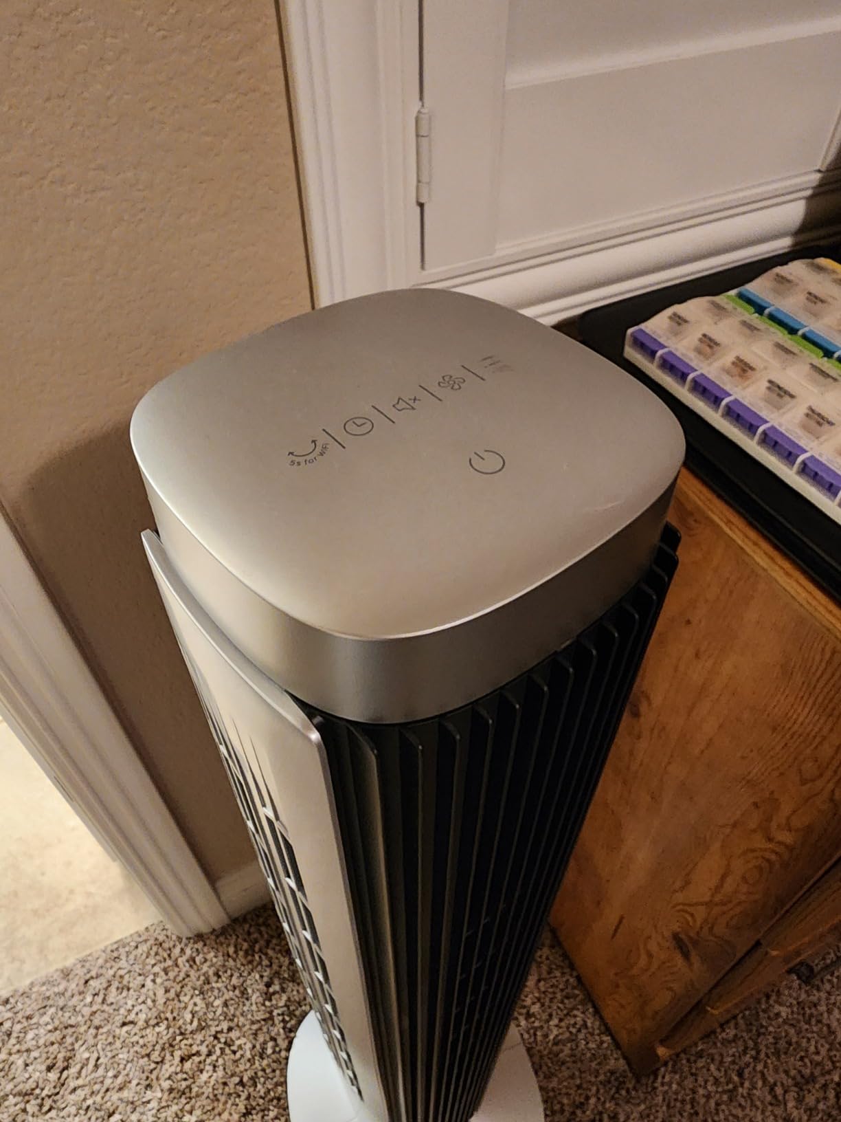 DREO Smart 42'' Tower Fan for Bedroom, 12 Speeds, 20dB Quiet Standing Fan customer photo 1