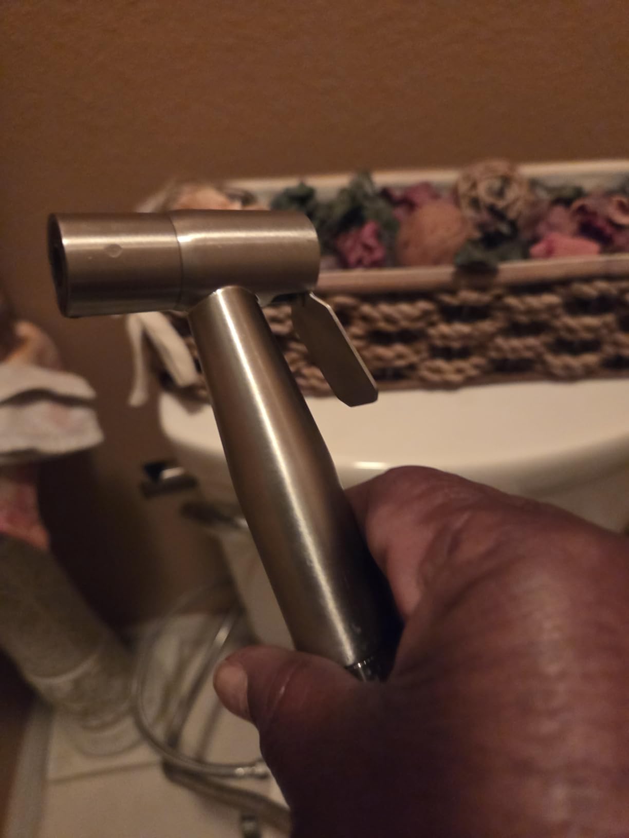 BRITULIF Handheld Bidet Sprayer for Toilet, Adjustable Pressure, Jet Spray customer photo 2