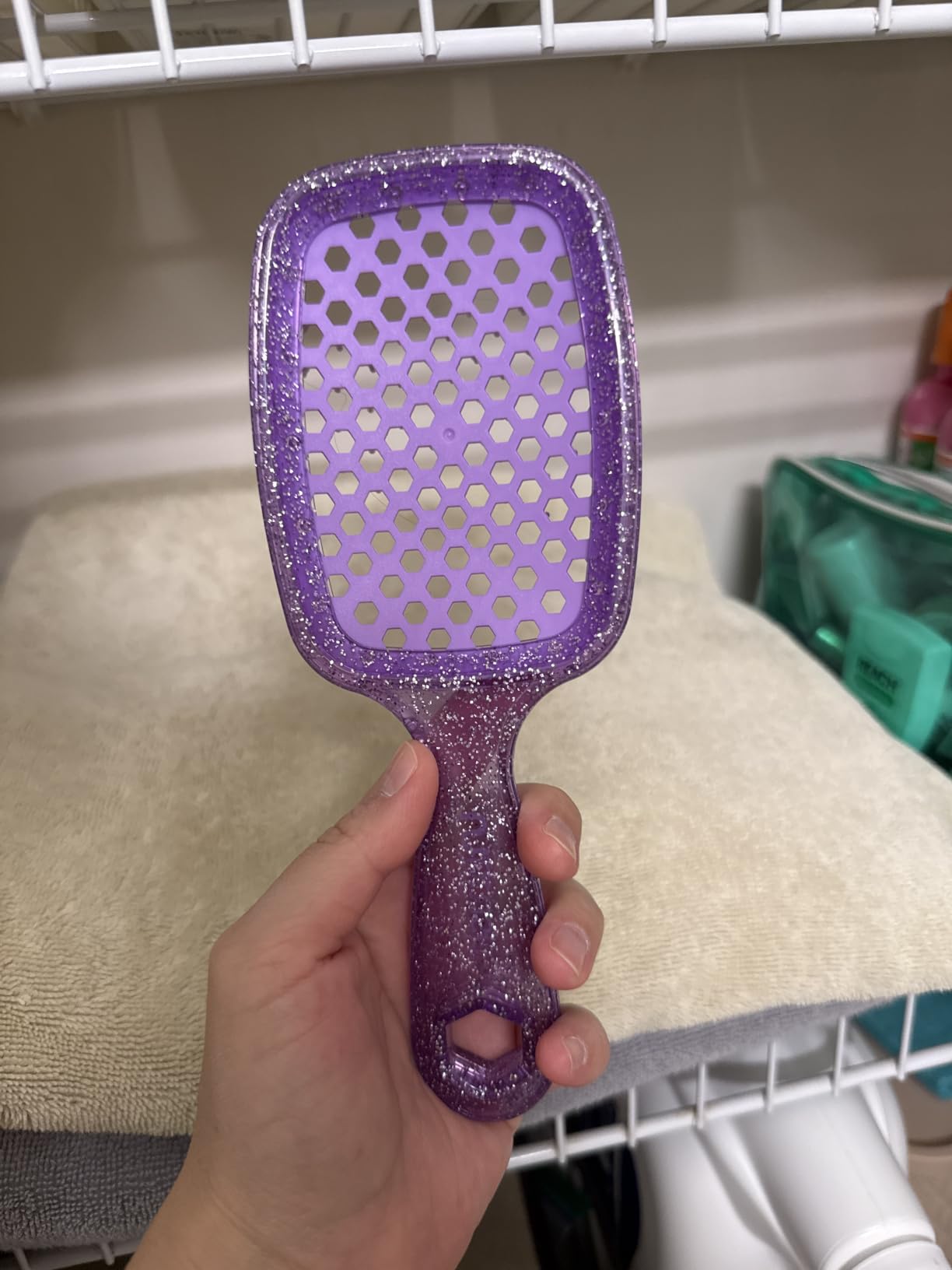 FHI Heat UNbrush Detangling Brush for Pain-Free Brushing on All Wet or Dry Hair Types — Durable DuoFlex Anti-Static Bristles, Lightweight Handle, Vented Hair Brush customer photo 2