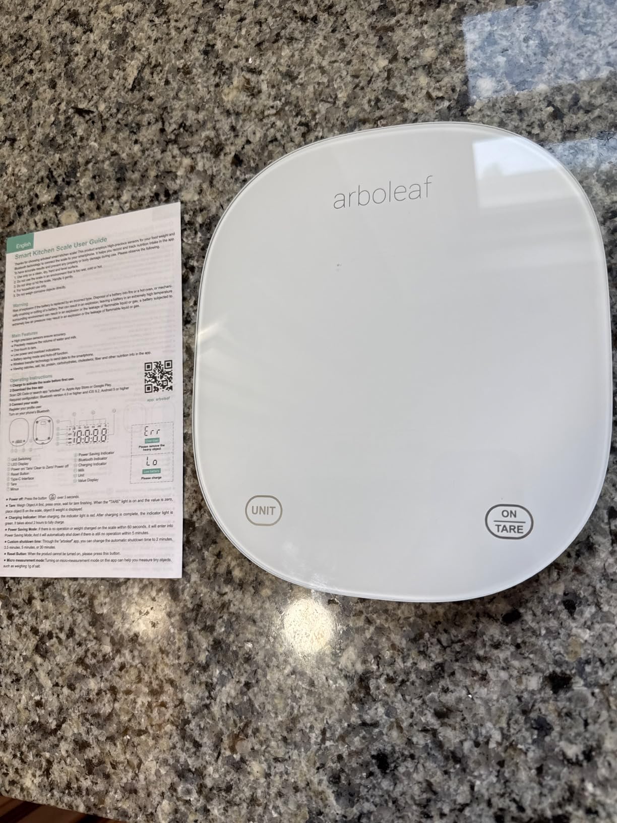Arboleaf Smart Food Scale, Kitchen Scale with Nutritional Calculator customer photo 2