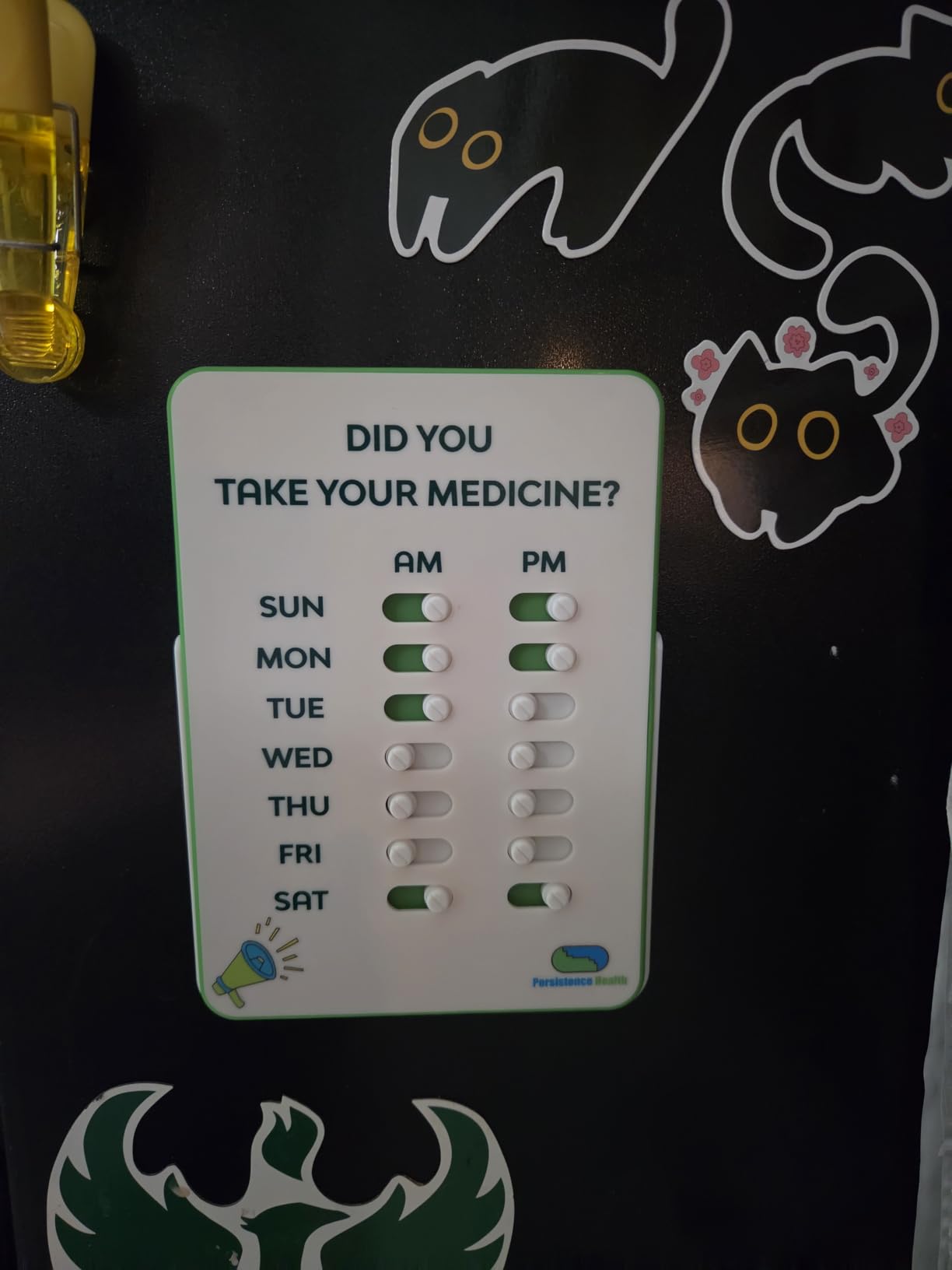 Medication Tracker & Pill Reminder | Visual Reminder Alarm | 7 Day AM PM Medication Reminder | Take and Slide | No More Second-guessing or Double-dosing | Perfect for The Elderly (Two Column English) customer photo 2