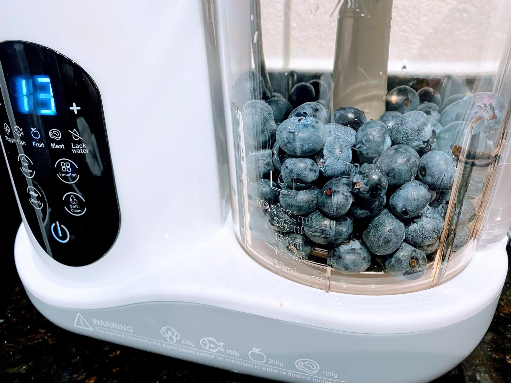BEAR 2024 Baby Food Maker, One-Step & Easy to Use, Smart Touchscreen, White customer photo 2