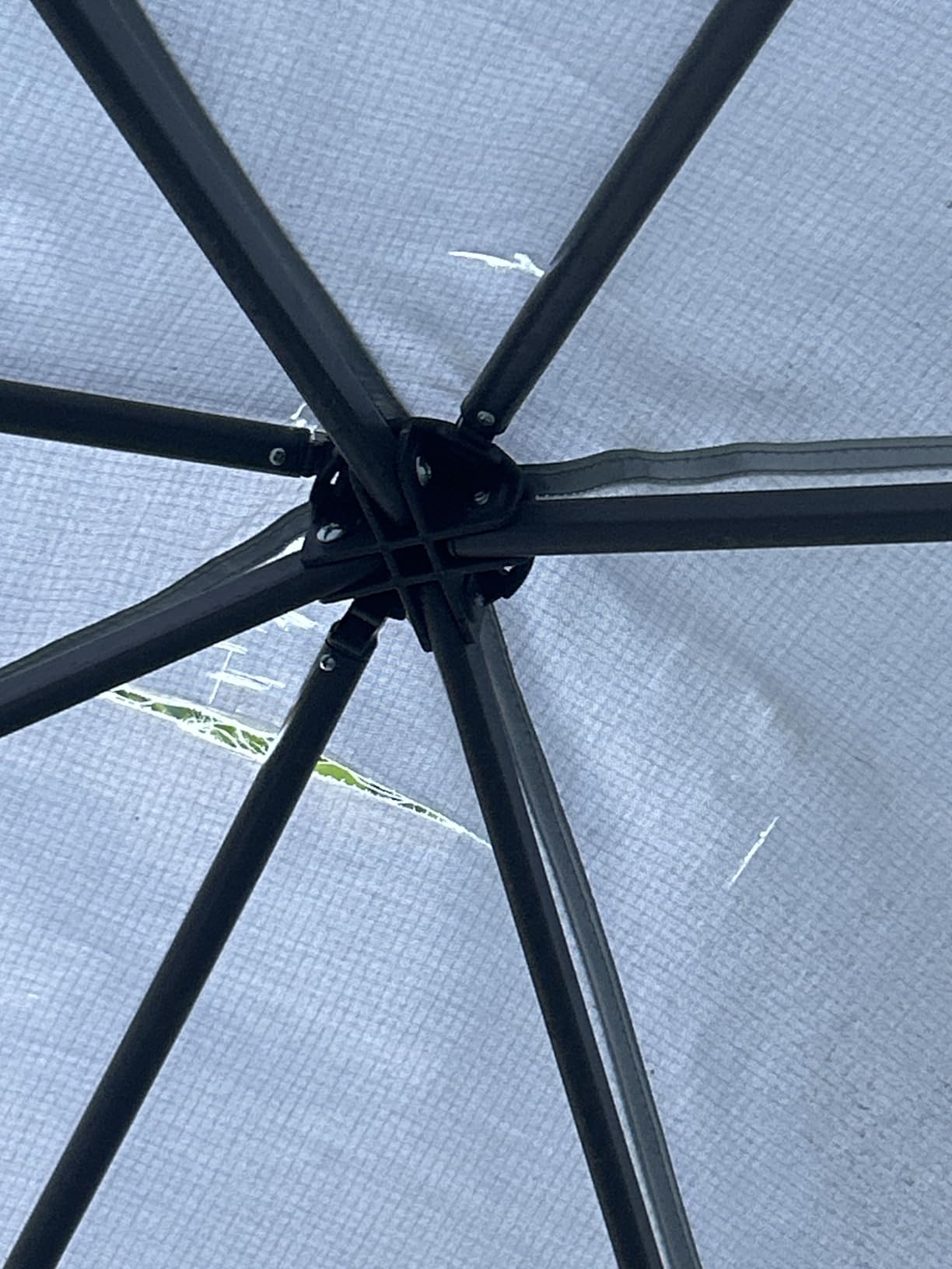 MASTERCANOPY 11x11 ft Pop Up Gazebo with Netting Screen Walls, Champagne customer photo 2