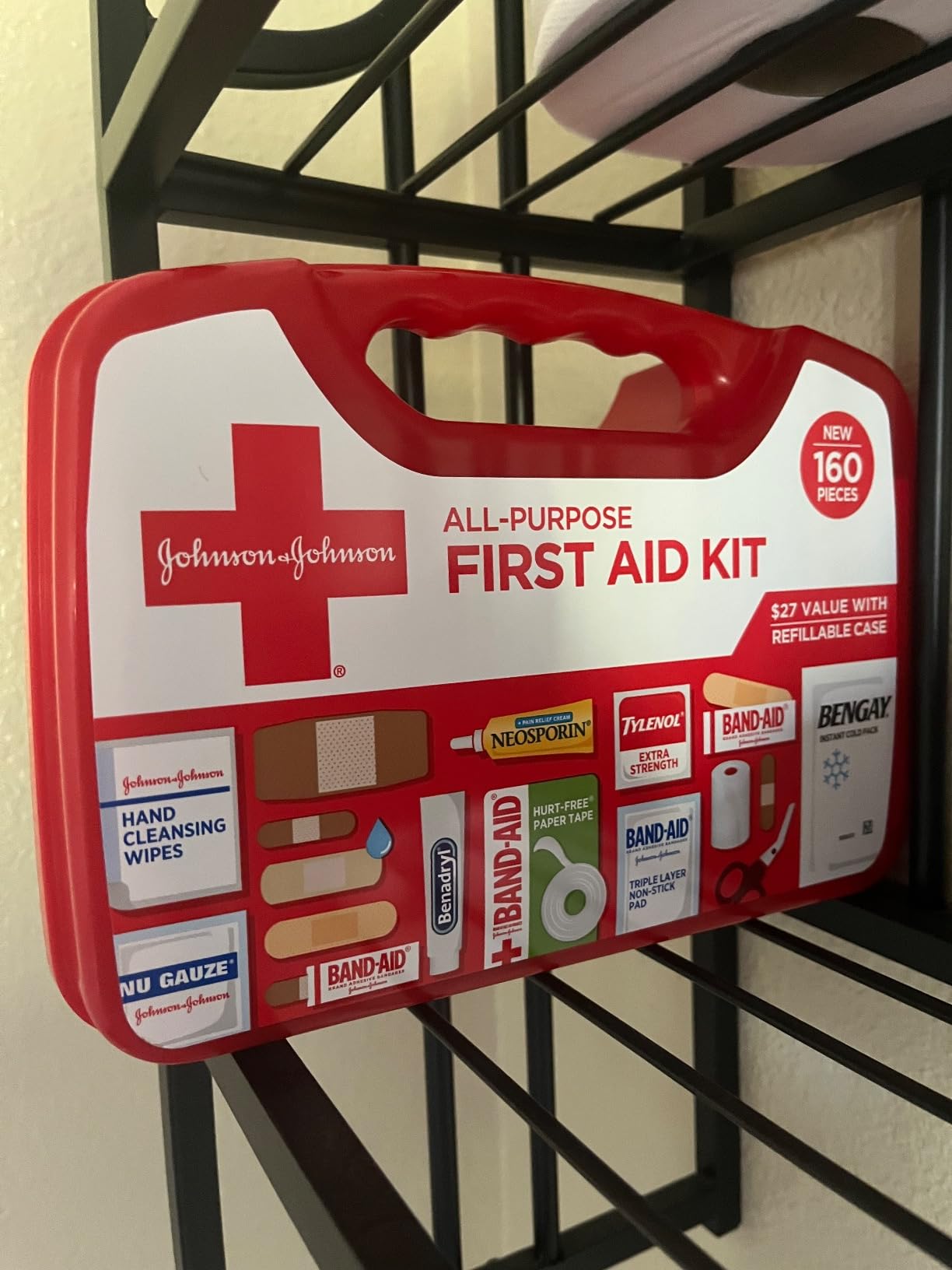 BAND-AID Brand All-Purpose Portable Compact First Aid Kit, 160 Piece customer photo 1