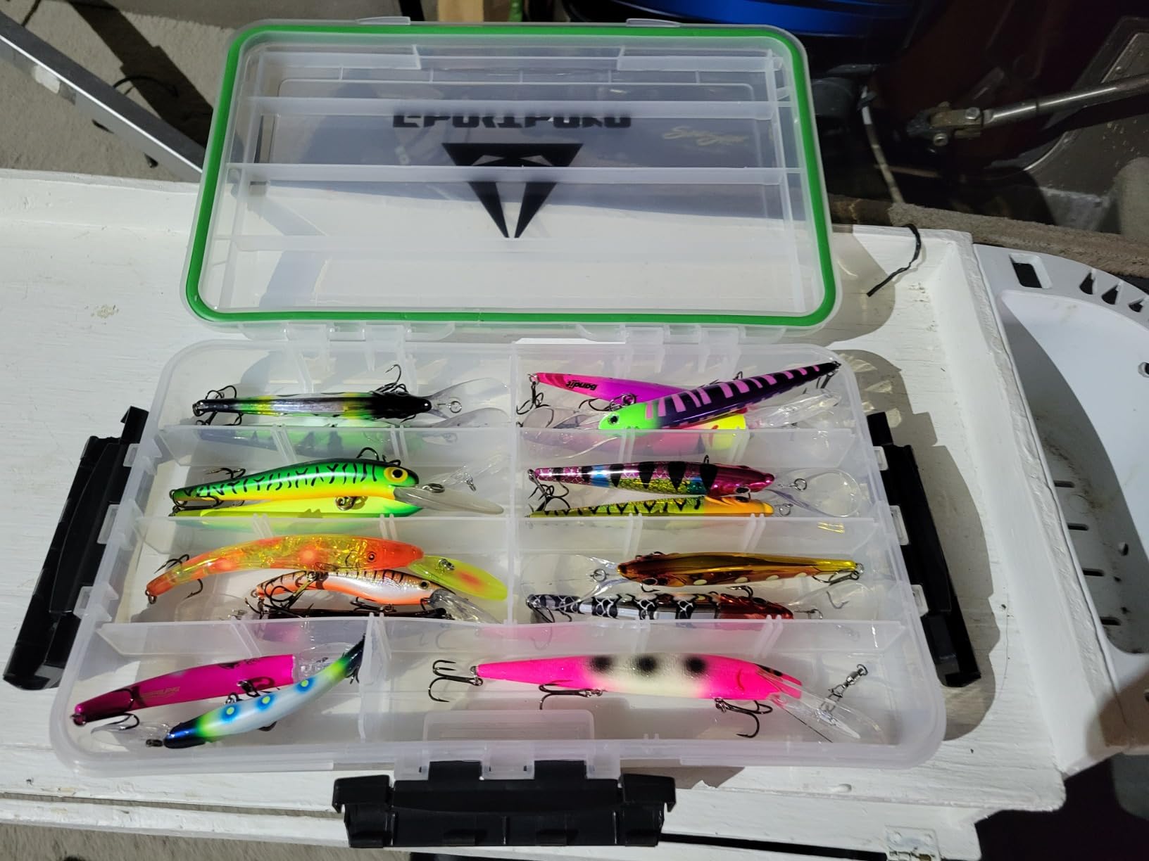 Ghosthorn Waterproof Fishing Tackle Box Organizer 3700 Lure Storage 3 Pack customer photo 2