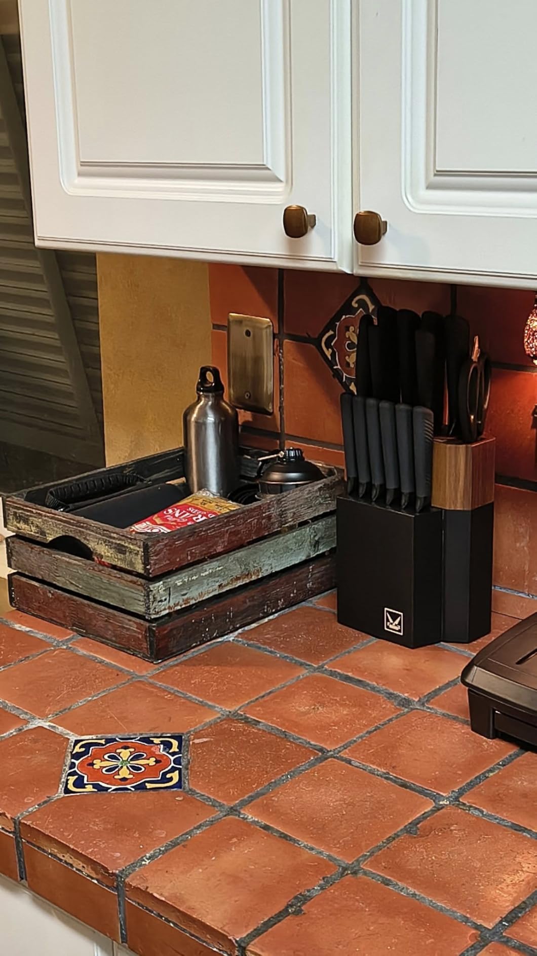 15 Pieces Kitchen Knife Set with Block and Sharpener customer photo 2
