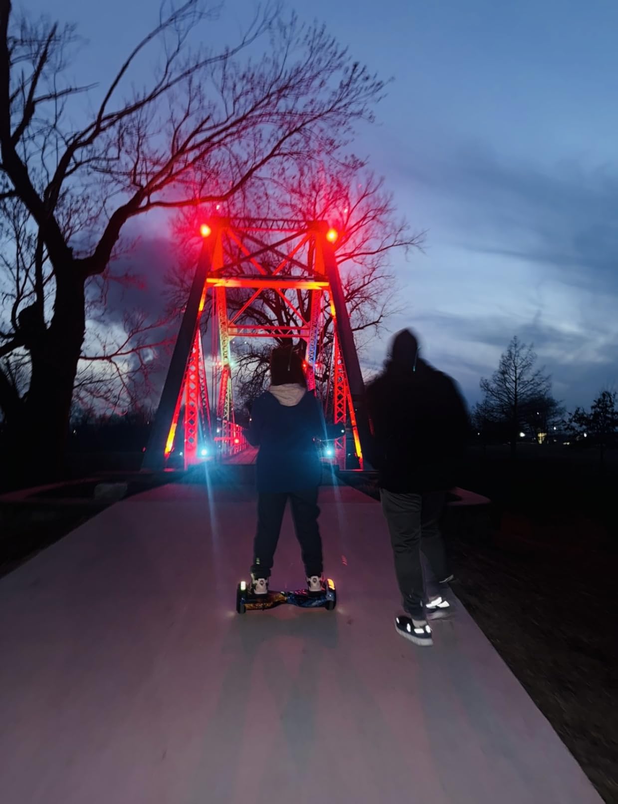 SIMATE Hoverboard, Bluetooth All Terrain Hover Boards with LED Lights and APP Control, Gifts for Kids Adults Girls Boys, for All Ages customer photo 1