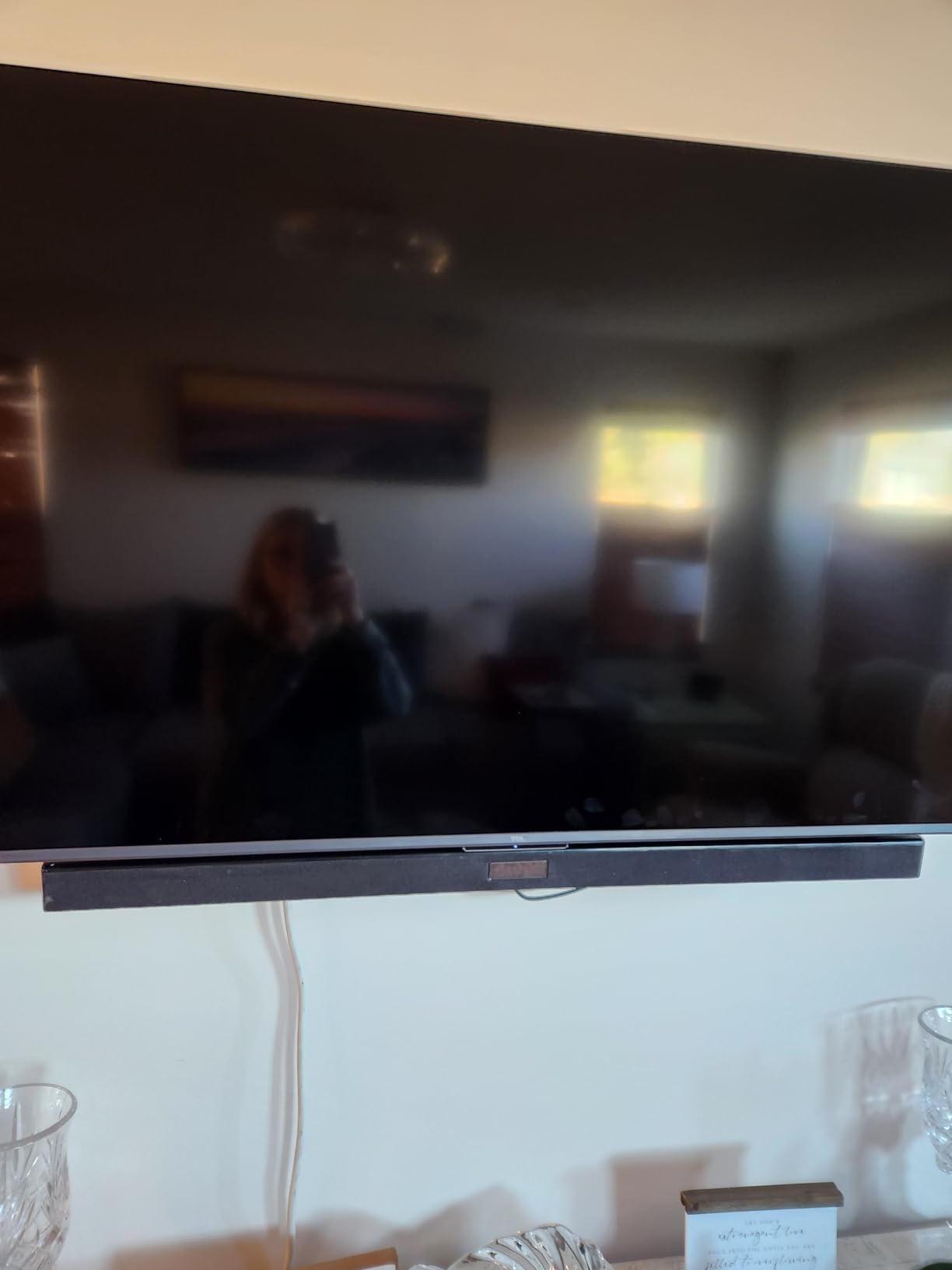 ELIVED Soundbar Mount Under or Above TV, Tool-Free Height Adjustable customer photo 2