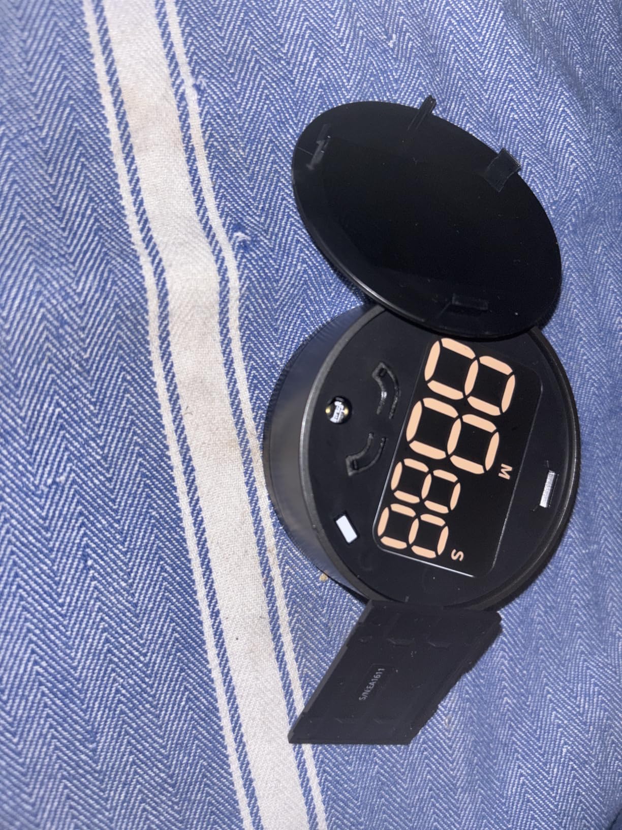 Digital Magnetic Kitchen Timer & Stopwatch with LED Display, Space Gray customer photo 2