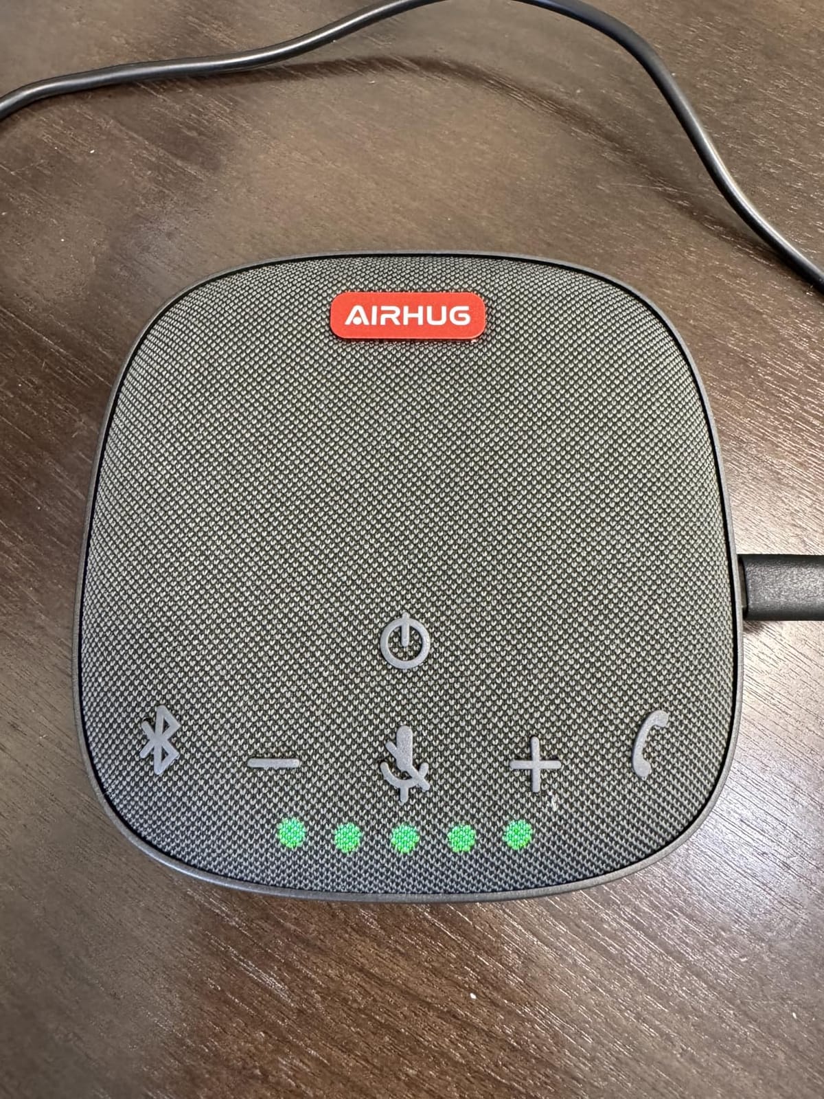 AIRHUG Conference Speaker and Microphone, Bluetooth & USB Speakerphone customer photo 2