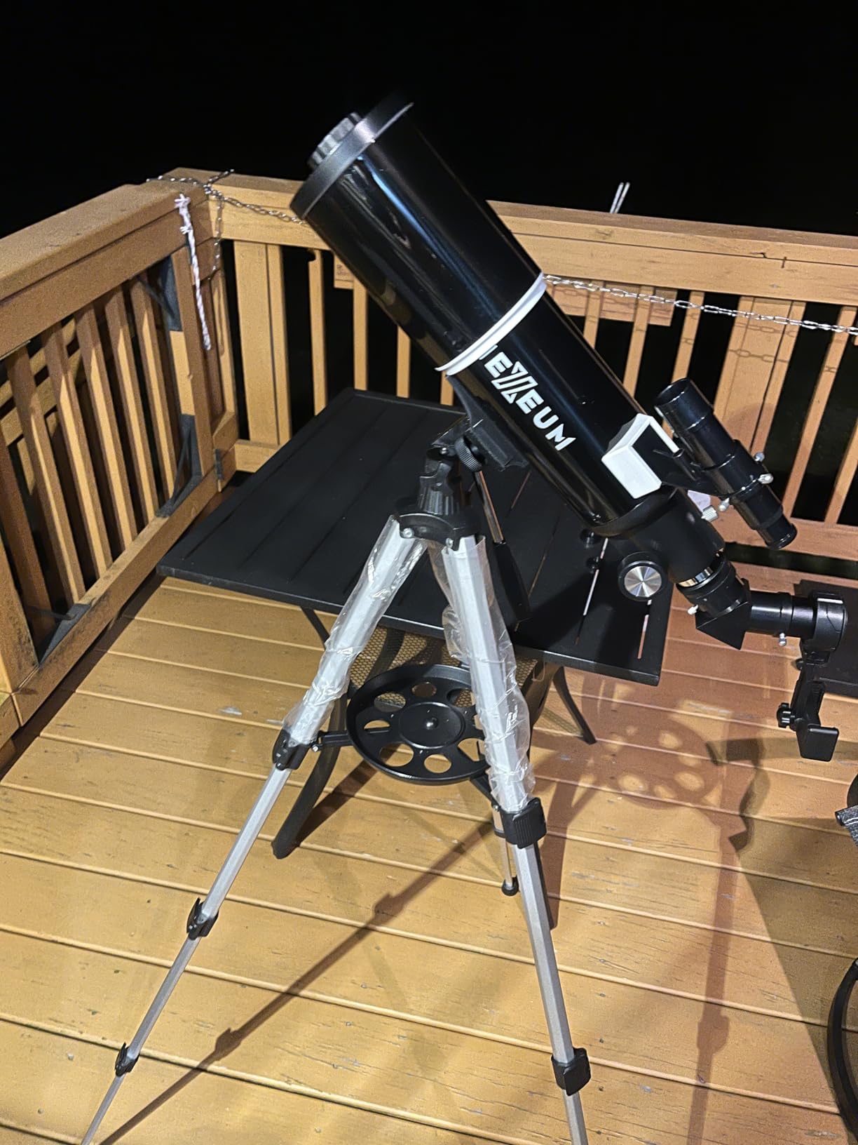 Koolpte Telescope for Adults & Beginner Astronomers - 80mm Aperture 600mm Fully Multi-Coated High Transmission Coatings with AZ Mount Tripod Phone Adapter, Carrying Bag, Wireless Control. customer photo 1