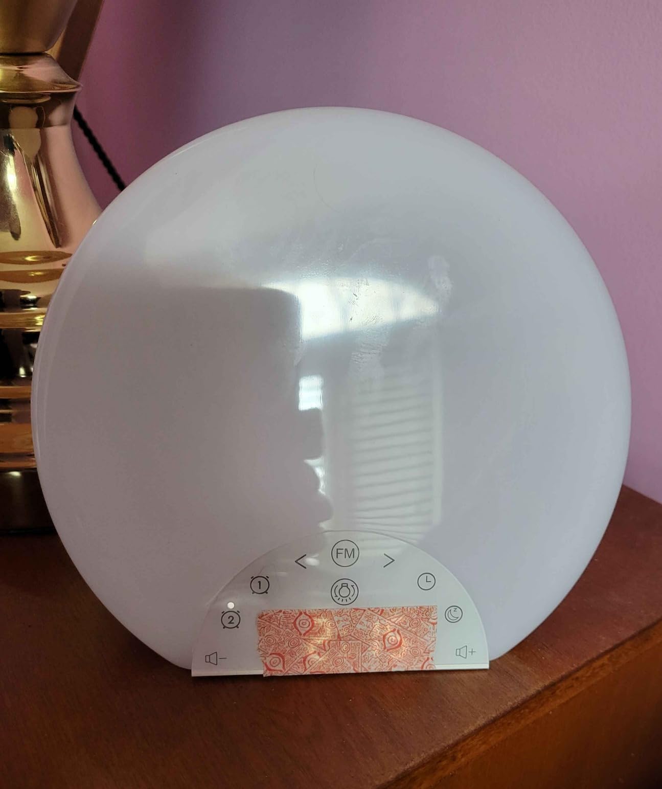ANTDALIS Sunrise Alarm Clock Wake Up Light for Kids, Adults, Heavy Sleepers with Dual Alarms, Snooze, Sleep Aid with 7 Nature Sounds for Bedrooms with 8 Colors Night Light, FM Radio, Gift Ideas customer photo 2