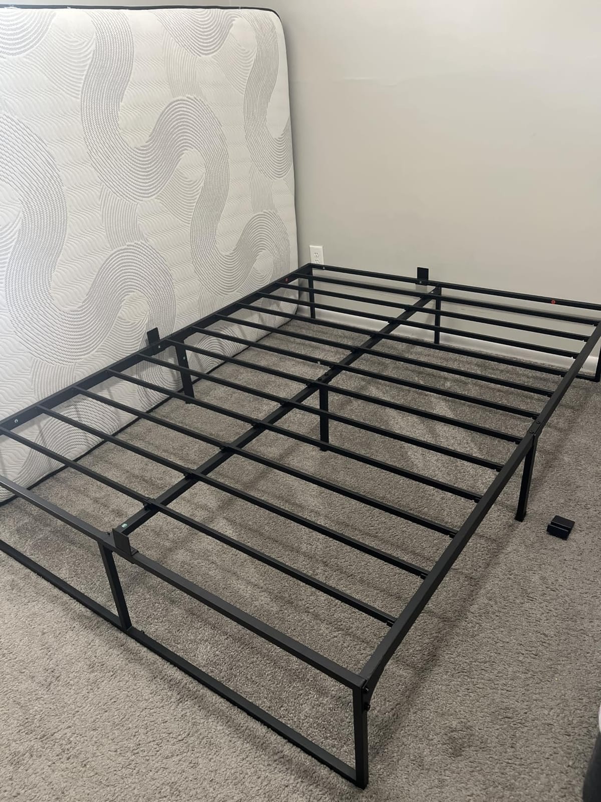 Yitong Angel 14 Inch Queen Bed Frame,3500 lbs Heavy Duty Metal Platform, Steel Slats Support/No Box Spring Needed/Noise Free/Non-Slip/Easy Assembly customer photo 2