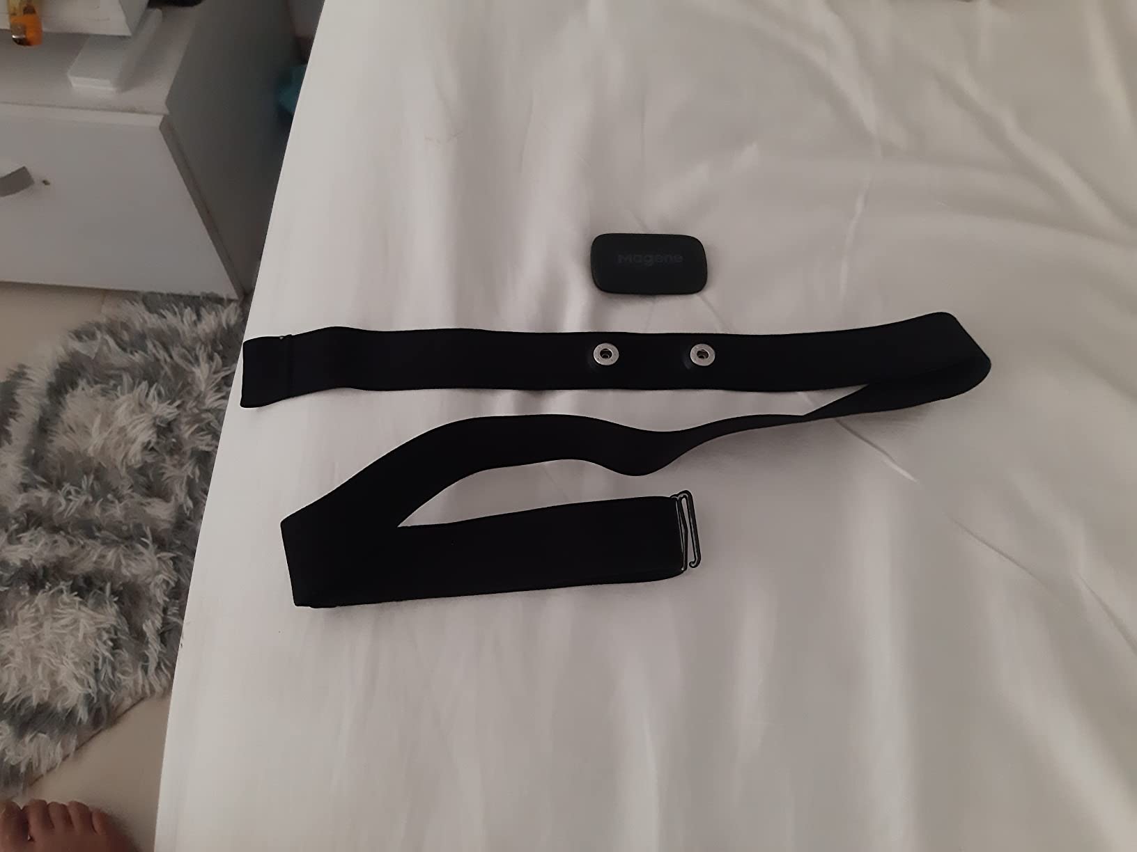 Magene H64 Heart Rate Monitor, Heart Rate Sensor Chest Strap, Protocol ANT+/Bluetooth, Compatible with iOS/Android APPs (New H64) customer photo 2