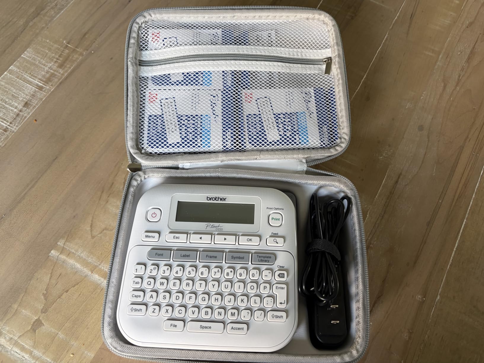 Brother P-Touch PTD220 Home/Office Everyday Label Maker | Prints TZe Label Tapes up to ~1/2 inch White customer photo 1