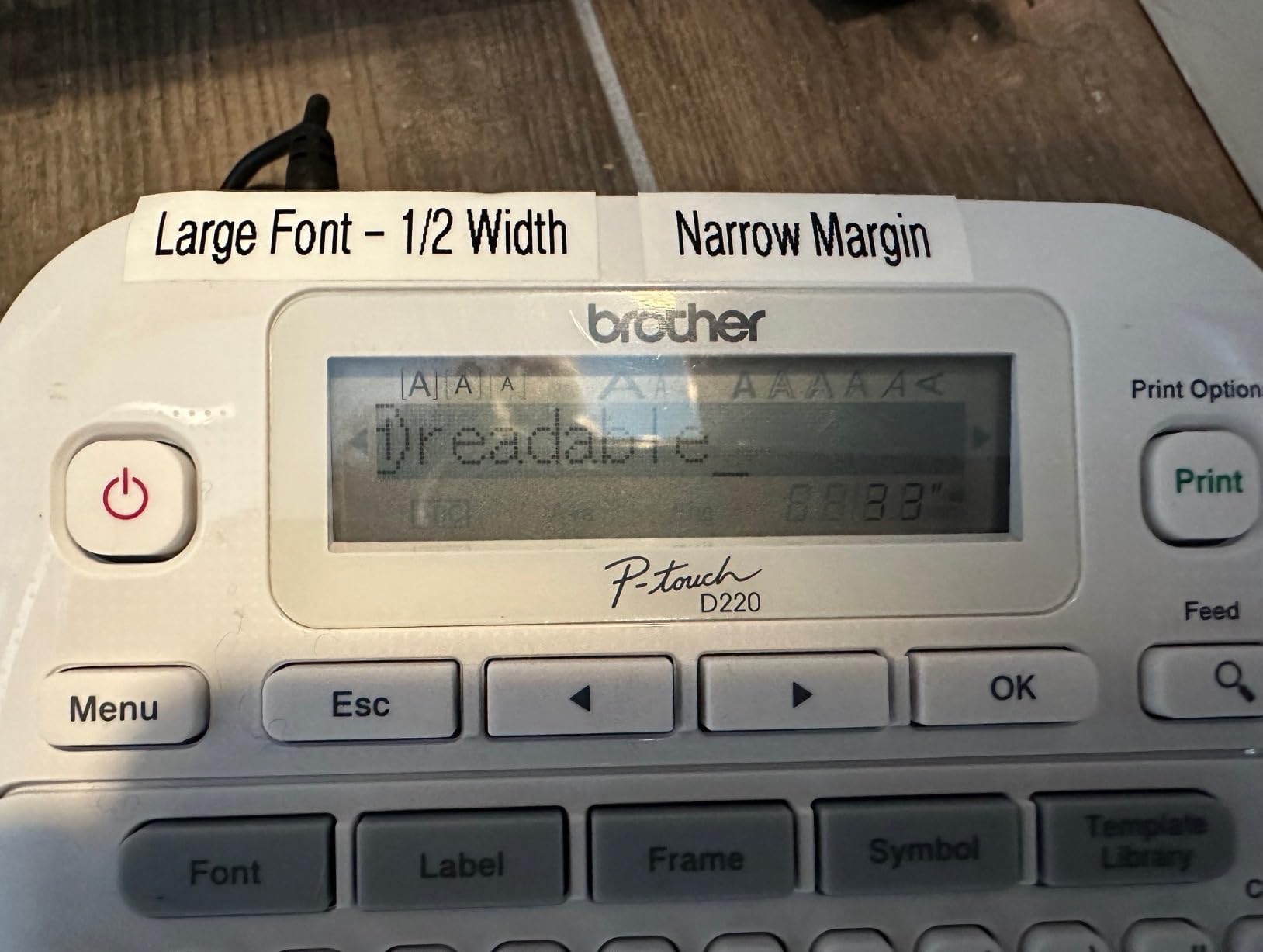 Brother P-Touch PTD220 Home/Office Everyday Label Maker | Prints TZe Label Tapes up to ~1/2 inch White customer photo 2