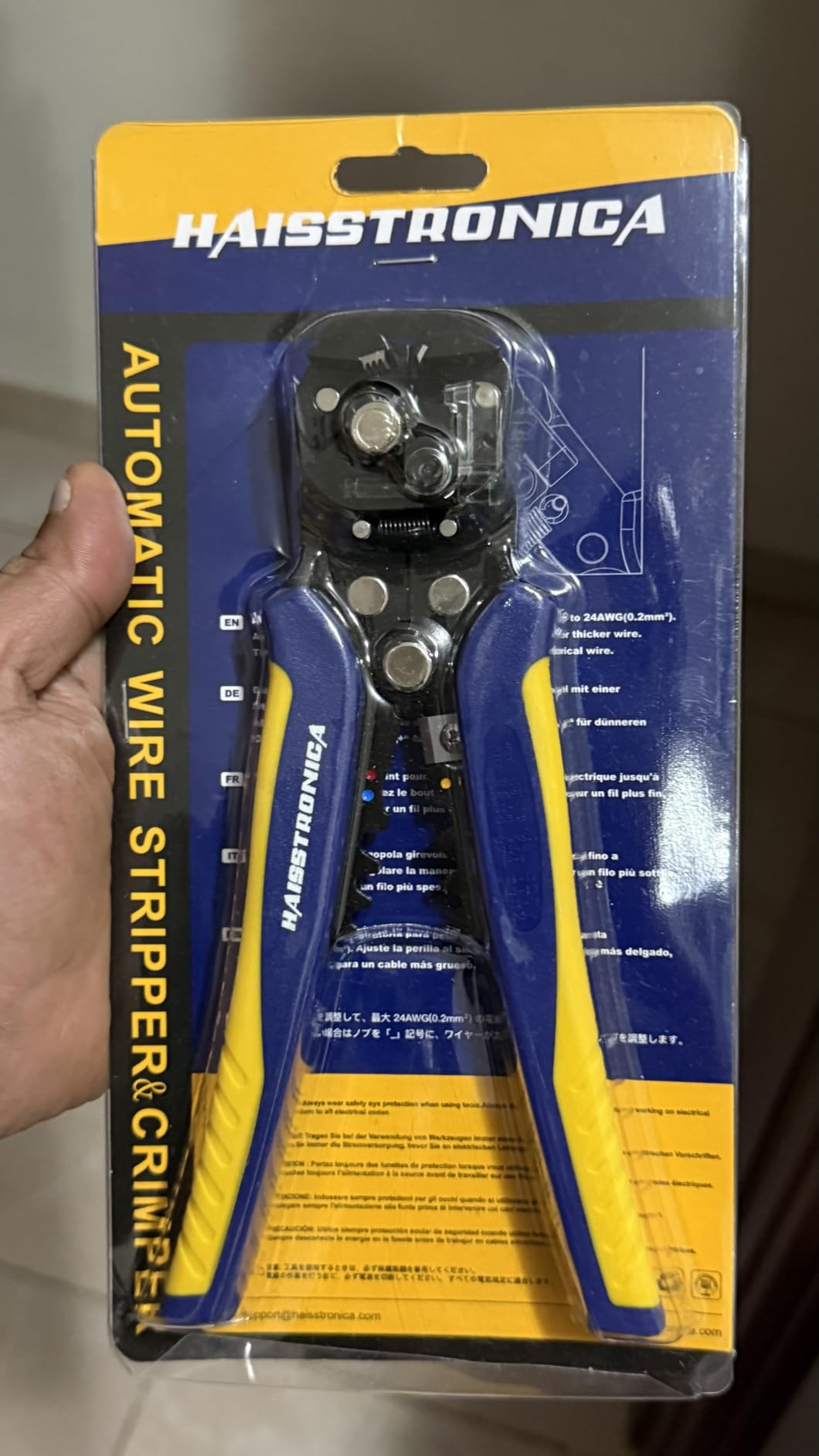 haisstronica 3 in 1 Self-Adjusting Wire Stripper, AWG 24-10 Tool customer photo 2