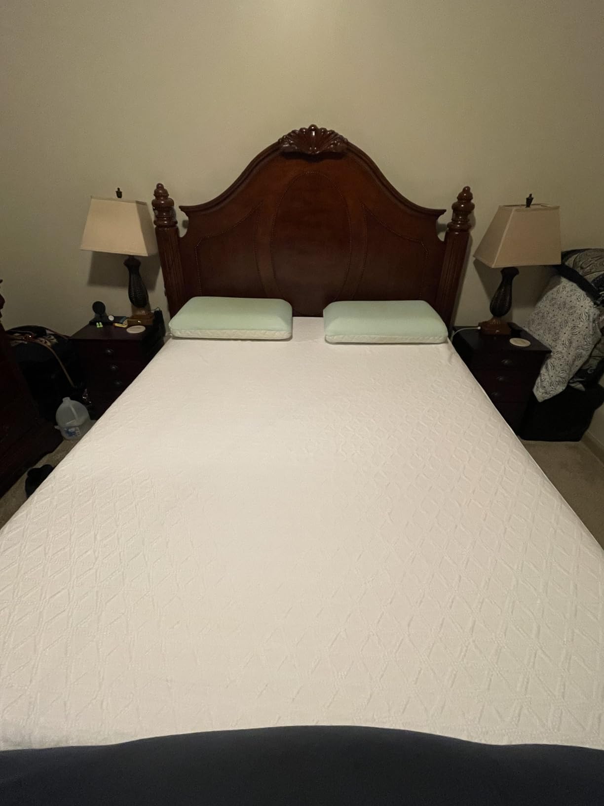 Premium Waterproof Mattress Protector Queen Size, Noiseless Deep Pocket customer photo 1