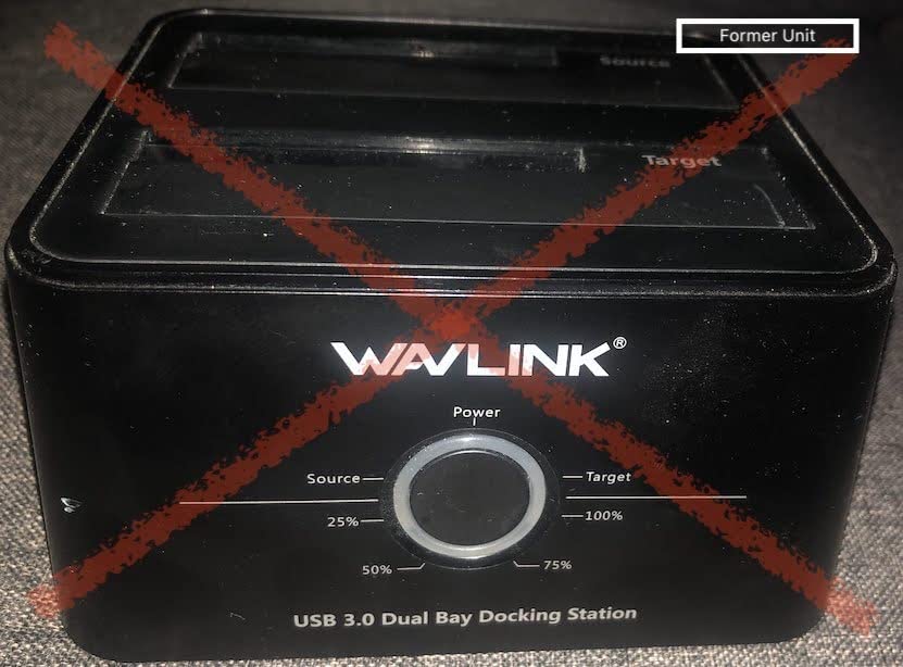 WAVLINK Dual Bay Hard Drive Docking Station - USB 3.0 to SATA I/II/III for 2.5