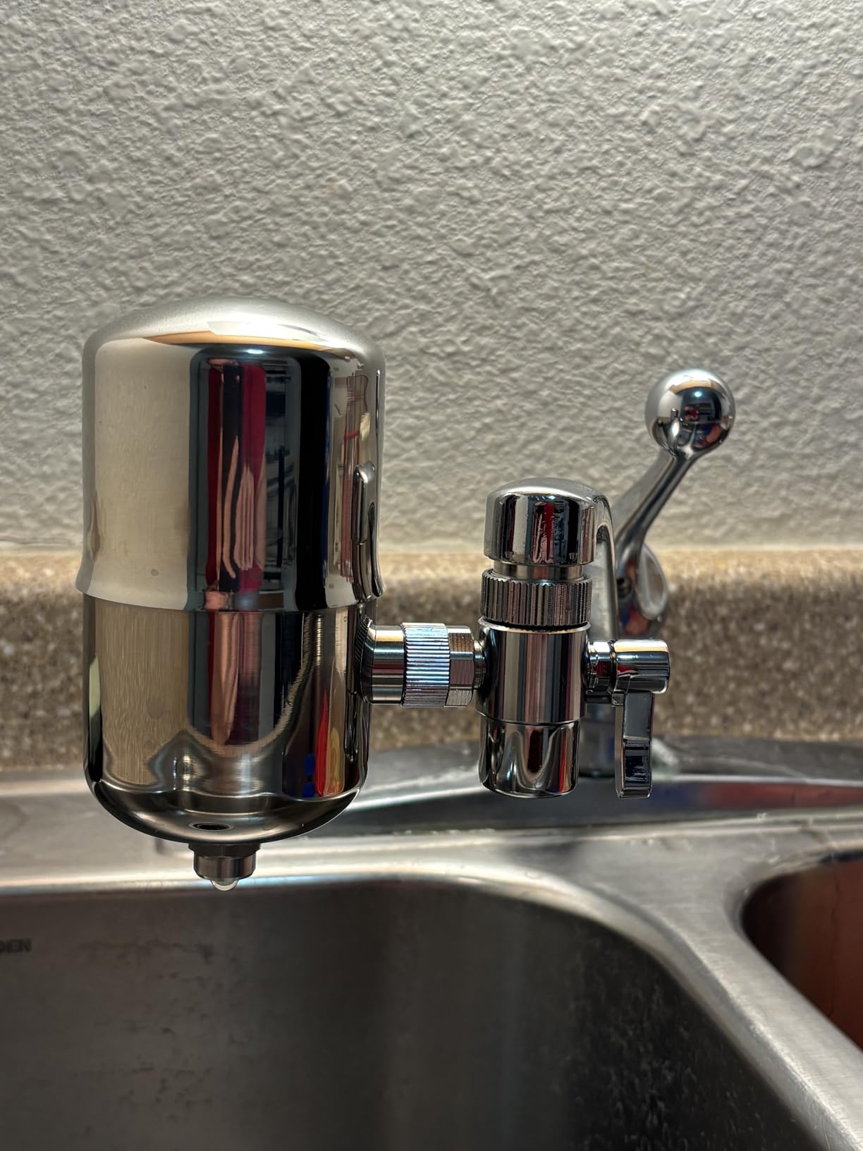 WINGSOL Stainless Steel Water Filter for Sink Faucet, NSF/ANSI 42&53, 360° Rotating Tap Purifier Reduces PFAS, Lead, Chlorine & Microplastics, 350 Gallons Long-Lasting for Kitchen & Bathroom customer photo 2