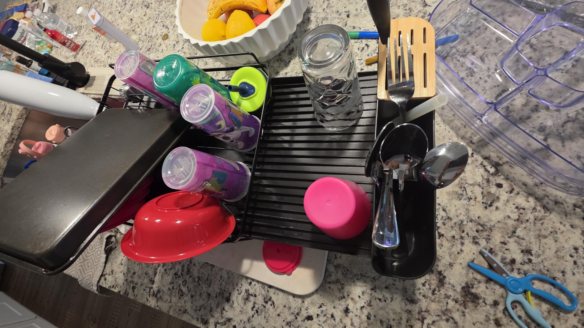 Kitsure Extendable Dish Drying Rack, 19.2