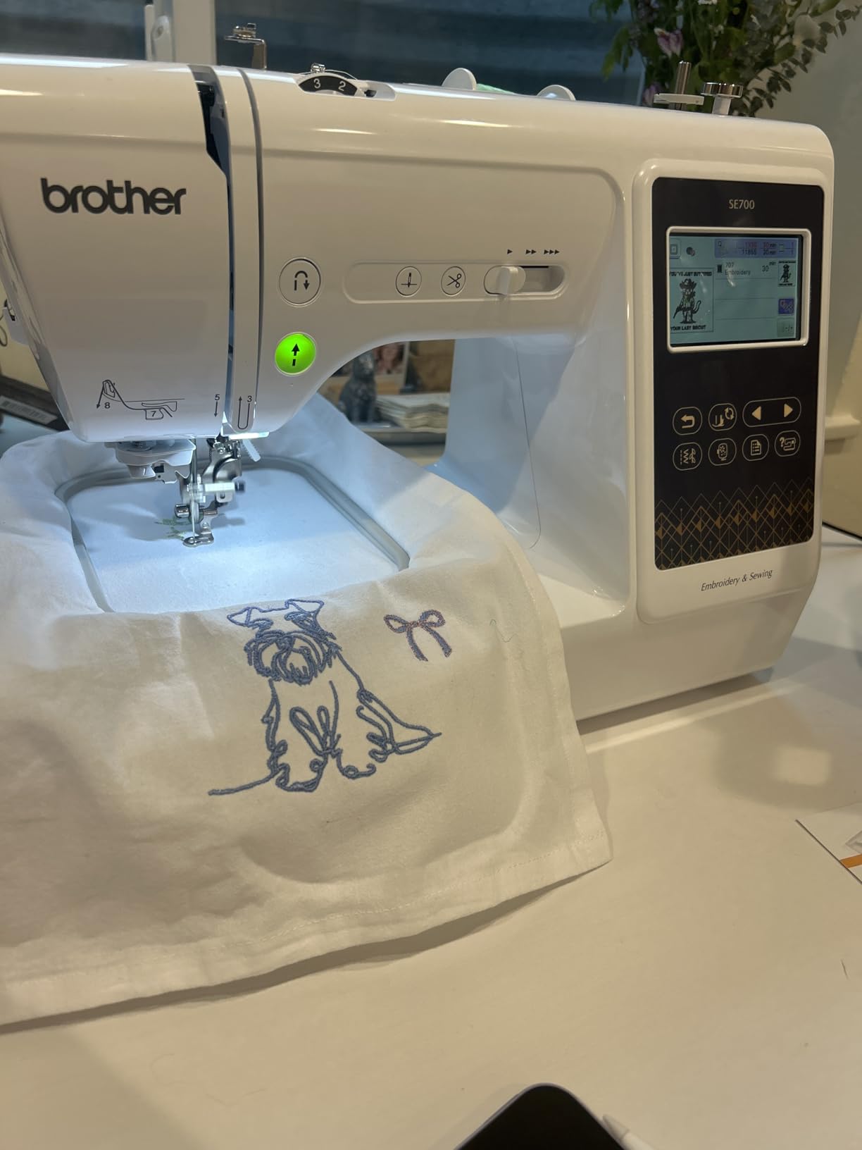 Brother SE700 Sewing and Embroidery Machine, Wireless LAN, 8 included Ft customer photo 1
