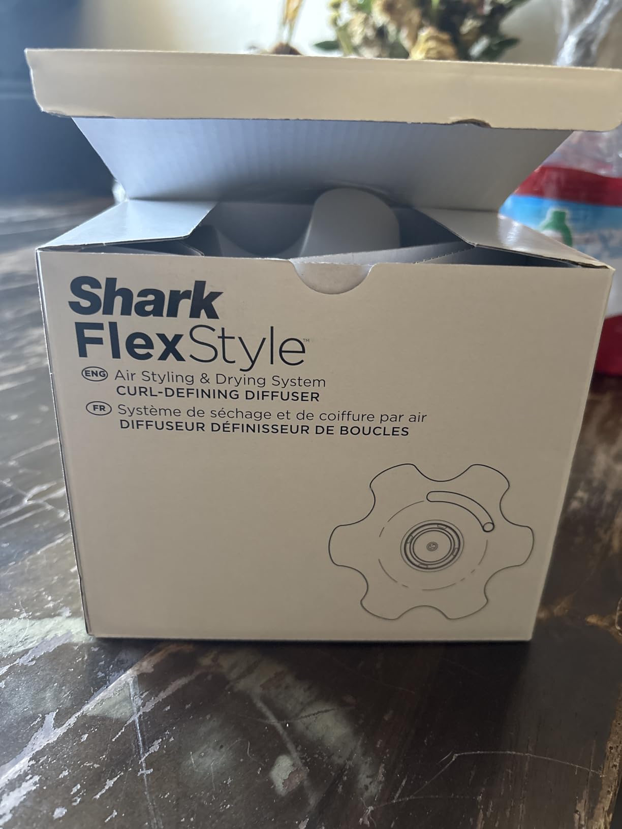 Shark FlexStyle Curl-Defining Diffuser Attachement, Stone, XSKHD4DA customer photo 2