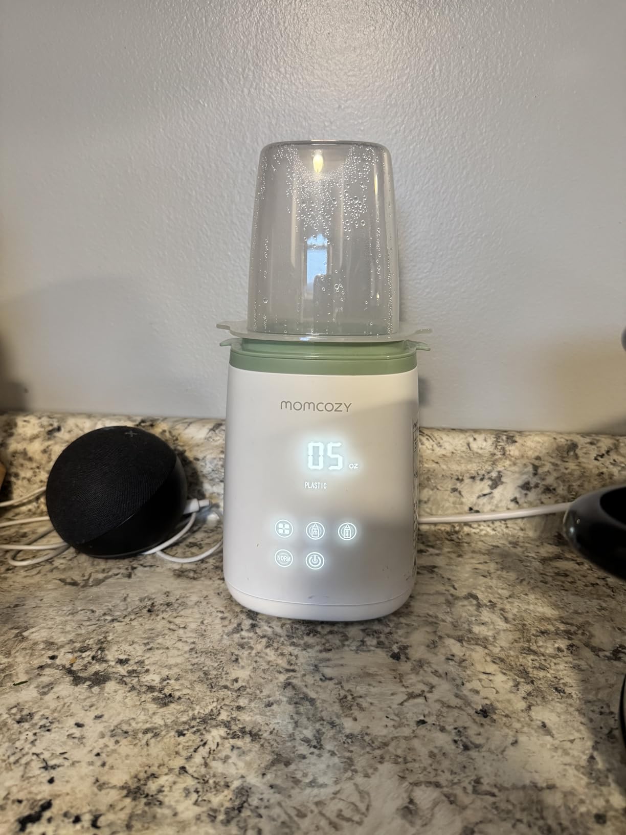 Momcozy Bottle Warmer for Baby, Fast Heating Breastmilk for All Bottles | Newborn Essentials for Mom, Accurate Temperature Control, 10-in-1 Multifunction with Timer, Automatic Shut-Off, One Touch Set customer photo 1