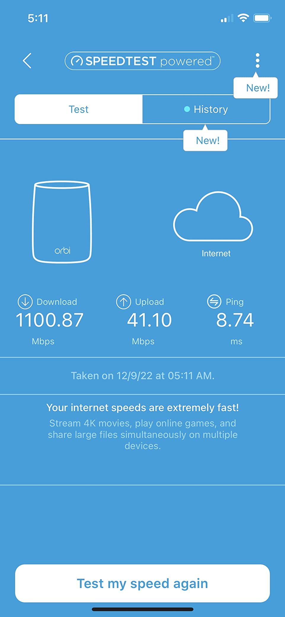 NETGEAR Orbi Quad-Band WiFi 6E Router (RBRE960), Security Features, Up to 10 Gbps Speed, Covers up to 3,000 sq. ft, 200 Devices, 10 Gig Internet Port, Expandable to Create A Mesh System, AXE11000 customer photo 2