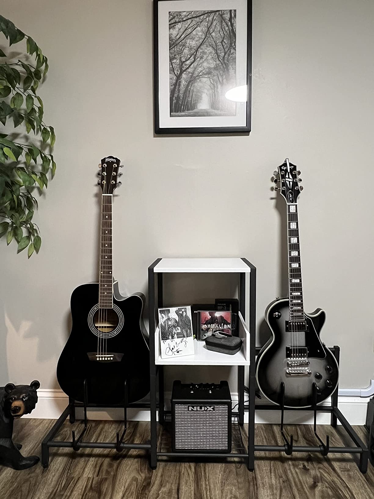 Bikoney Guitar Stand Floor for Multiple Guitars with Amp Stand customer photo 2