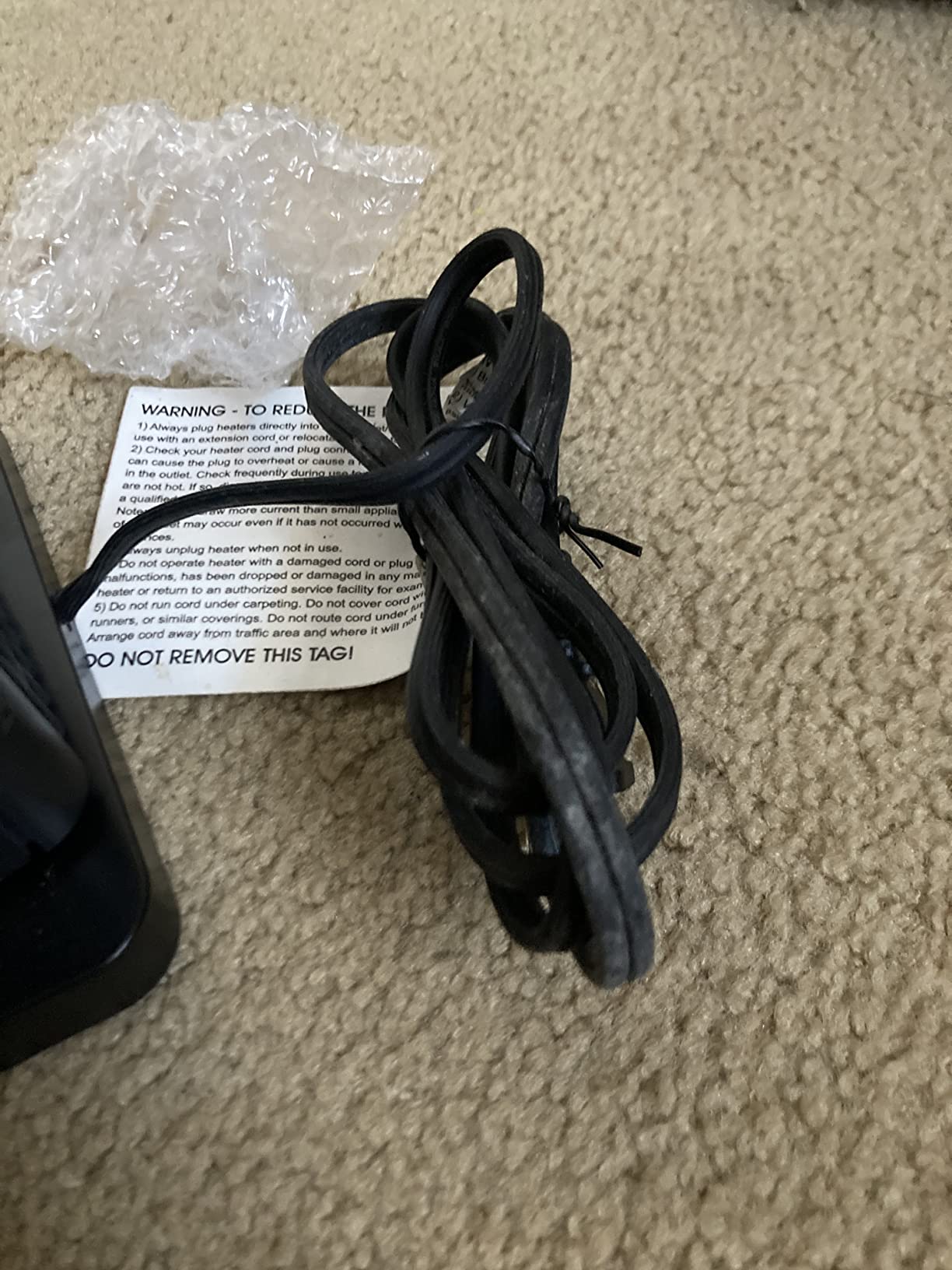 BREEZOME 1500W Space Heater for Indoor Use, Ceramic Electric Tower Heater customer photo 1