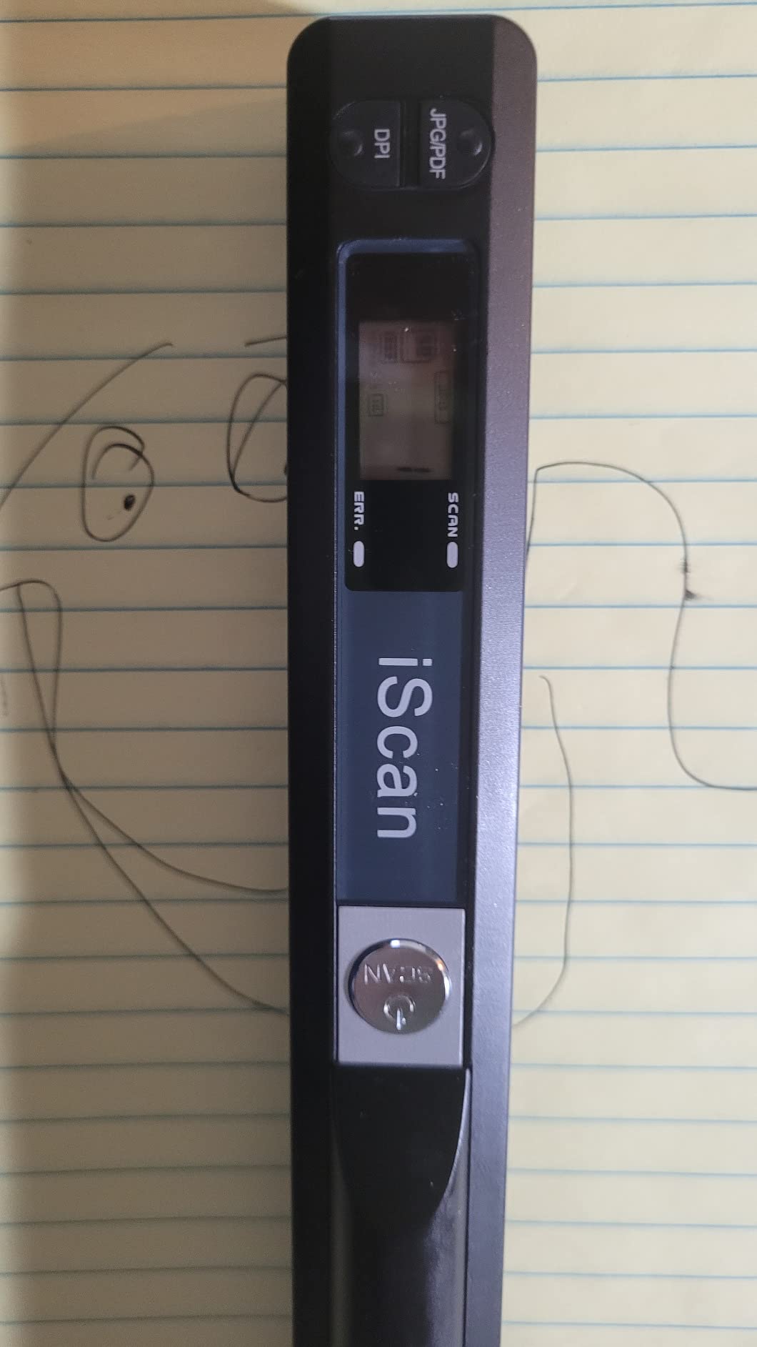 Portable Scanner, Photo Scanner for A4 Documents, Handheld Scanner for Business, Photo, Picture, Receipts, Books, JPG/PDF Format Selection, UP to 900 DPI, with 16G SD Car customer photo 2