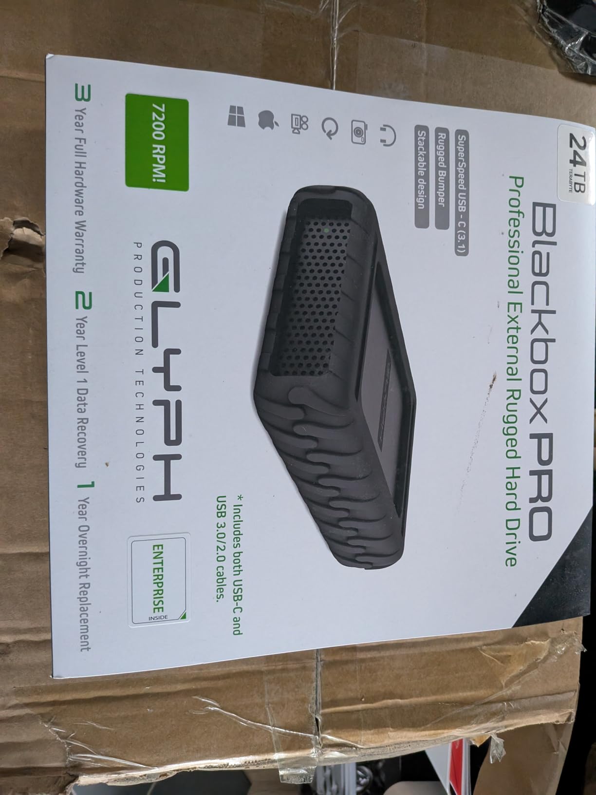 Glyph Blackbox PRO Desktop Drive 20TB customer photo 2