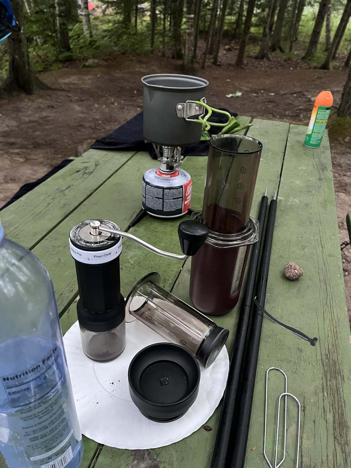 Odoland Camping Cookware Stove Set with 1.2L/0.6L Pots and Protable Stove customer photo 1