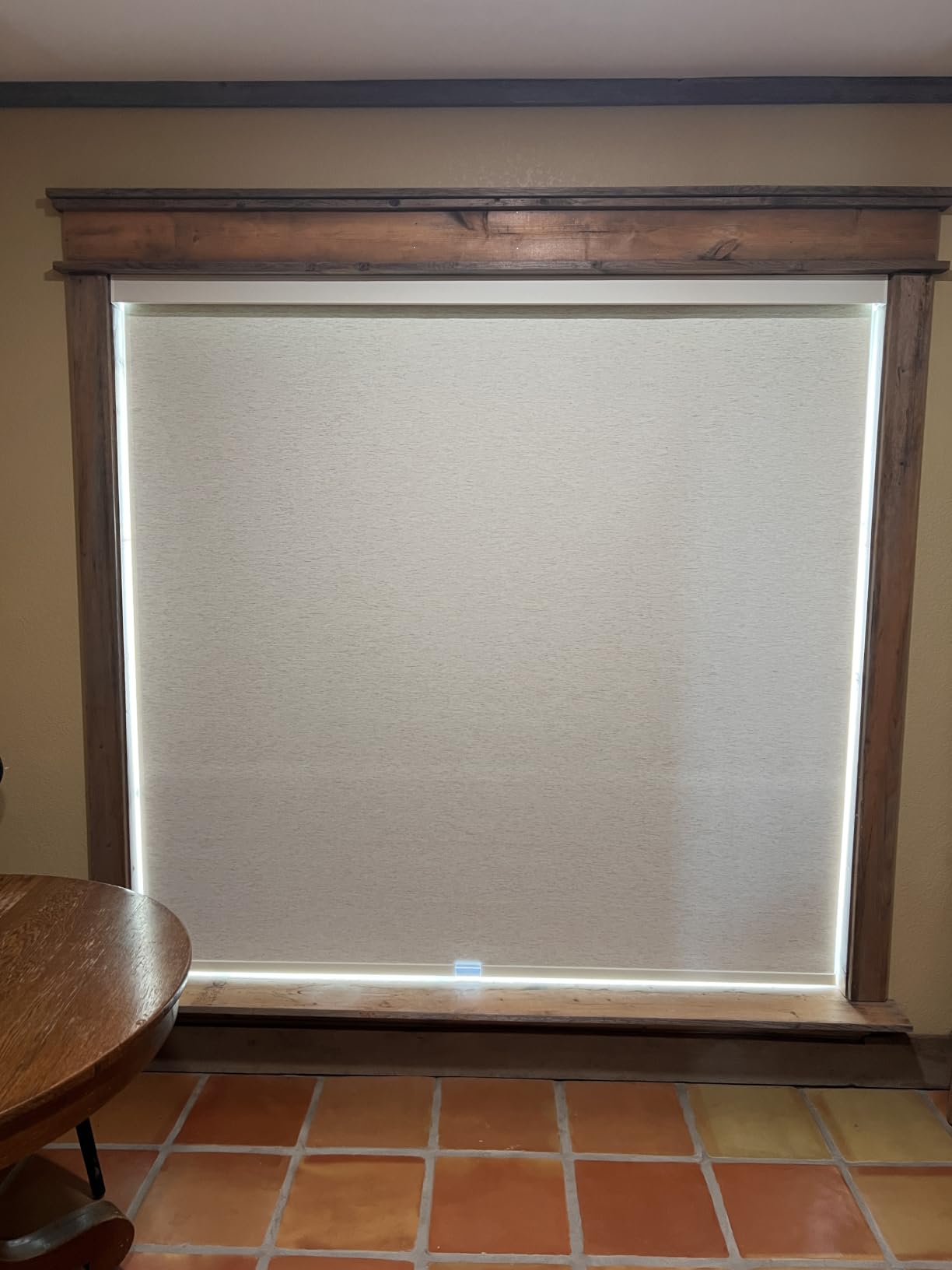 AOSKY Blackout Cordless Roller Shade for Indoor Windows, 23