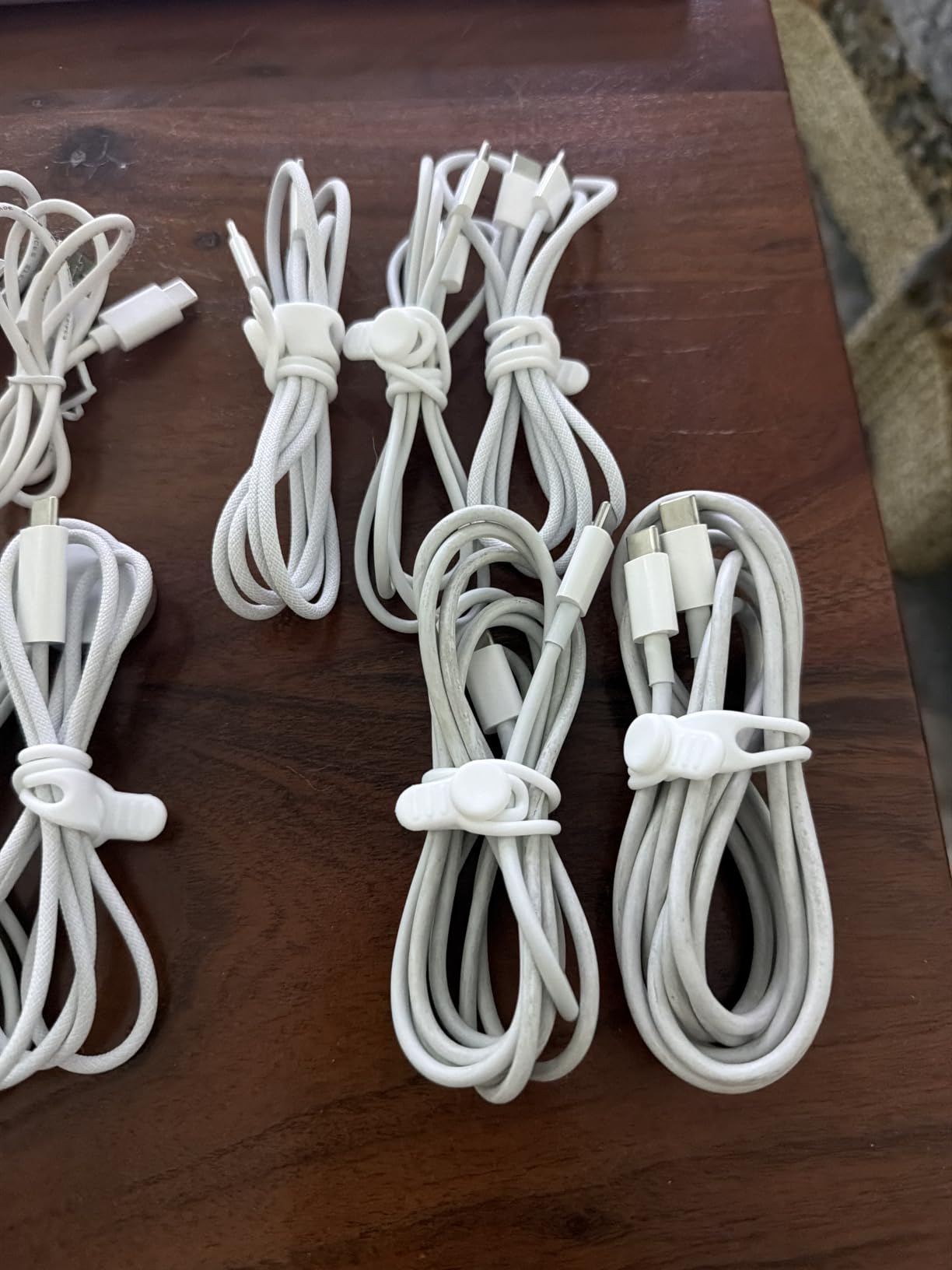 24Pcs Silicone Cable Ties, Cord Organizer Cable Management-Multi customer photo 1