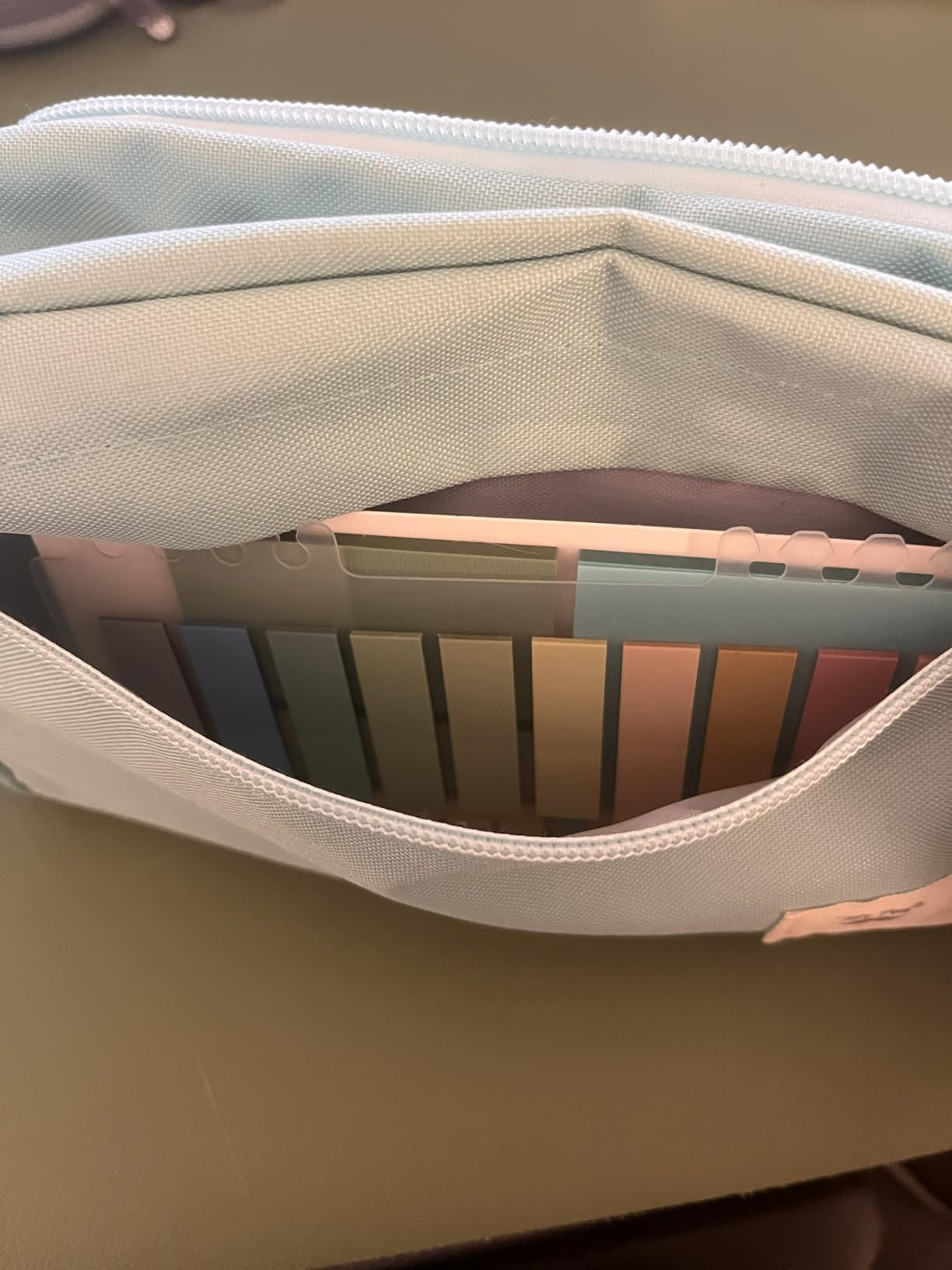 Mr. Pen- High Capacity Pencil Case, Large Pencil Pouch with 3 Compartments and 2 Pockets, Large Pencil Bag with Smooth Zipper, Cute Pencil Case Pouch Organizer, School Supplies for Teens customer photo 1