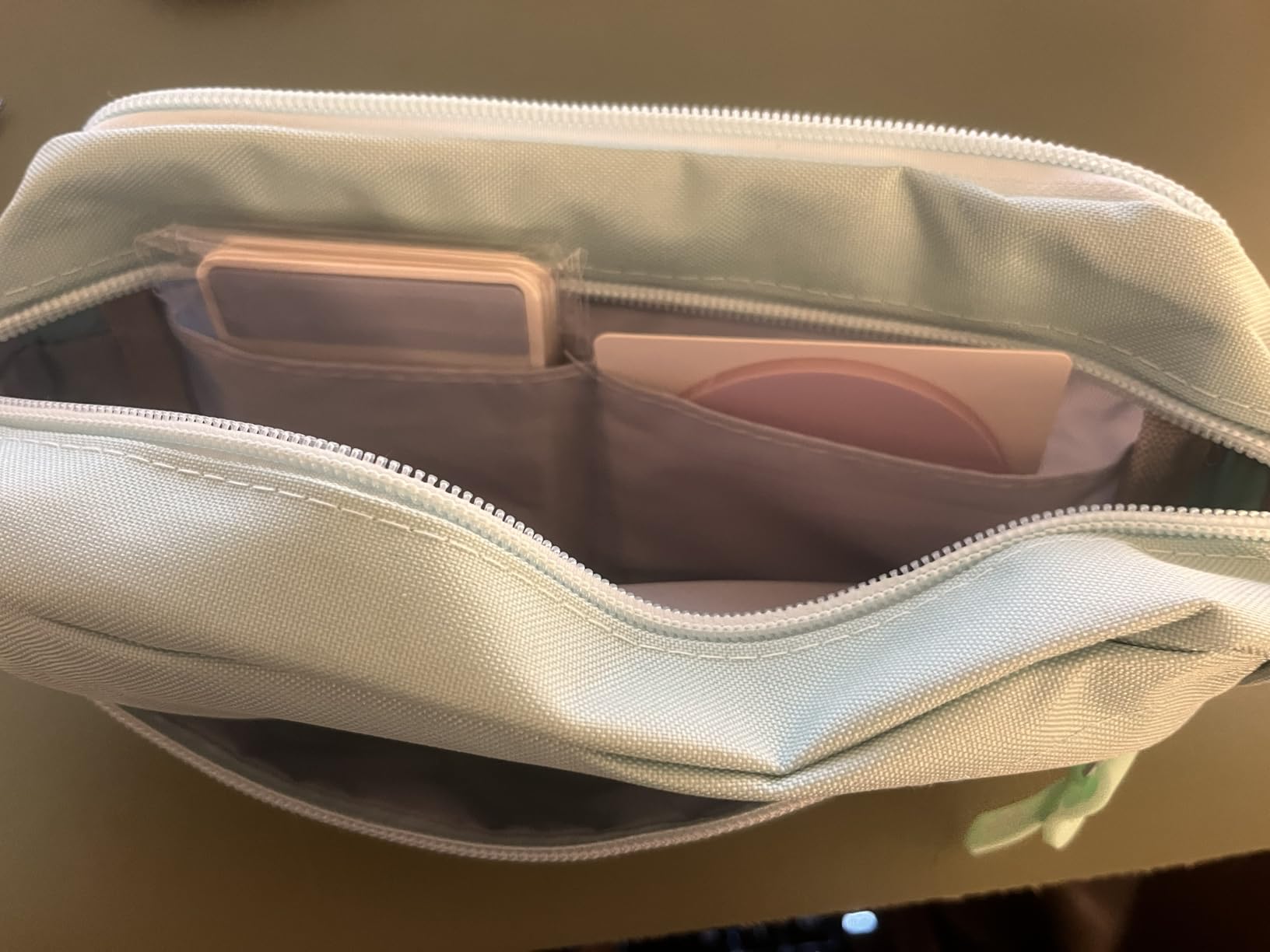 Mr. Pen- High Capacity Pencil Case, Large Pencil Pouch with 3 Compartments and 2 Pockets, Large Pencil Bag with Smooth Zipper, Cute Pencil Case Pouch Organizer, School Supplies for Teens customer photo 2