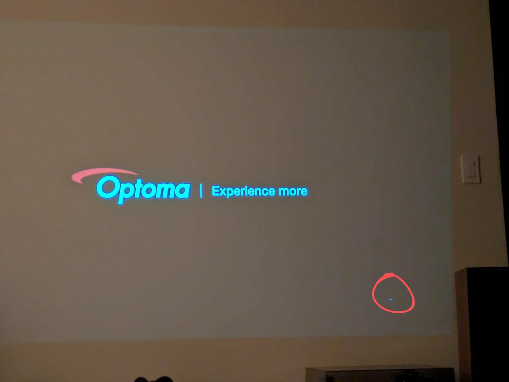 Optoma UHD38x Bright, True 4K UHD Gaming Projector | 4000 Lumens | 4.2ms Response Time at 1080p with Enhanced Gaming Mode | Lowest Input Lag on 4K Projector | 240Hz Refresh Rate | HDR10 & HLG, White customer photo 1