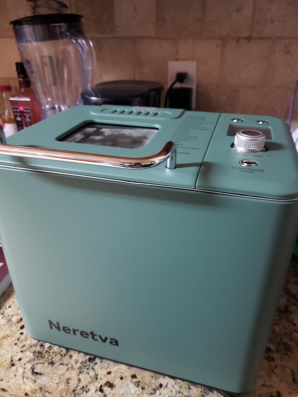 Neretva Bread Maker 20-in-1 2LB Bread Machine with Dual Heater, Light Green customer photo 1