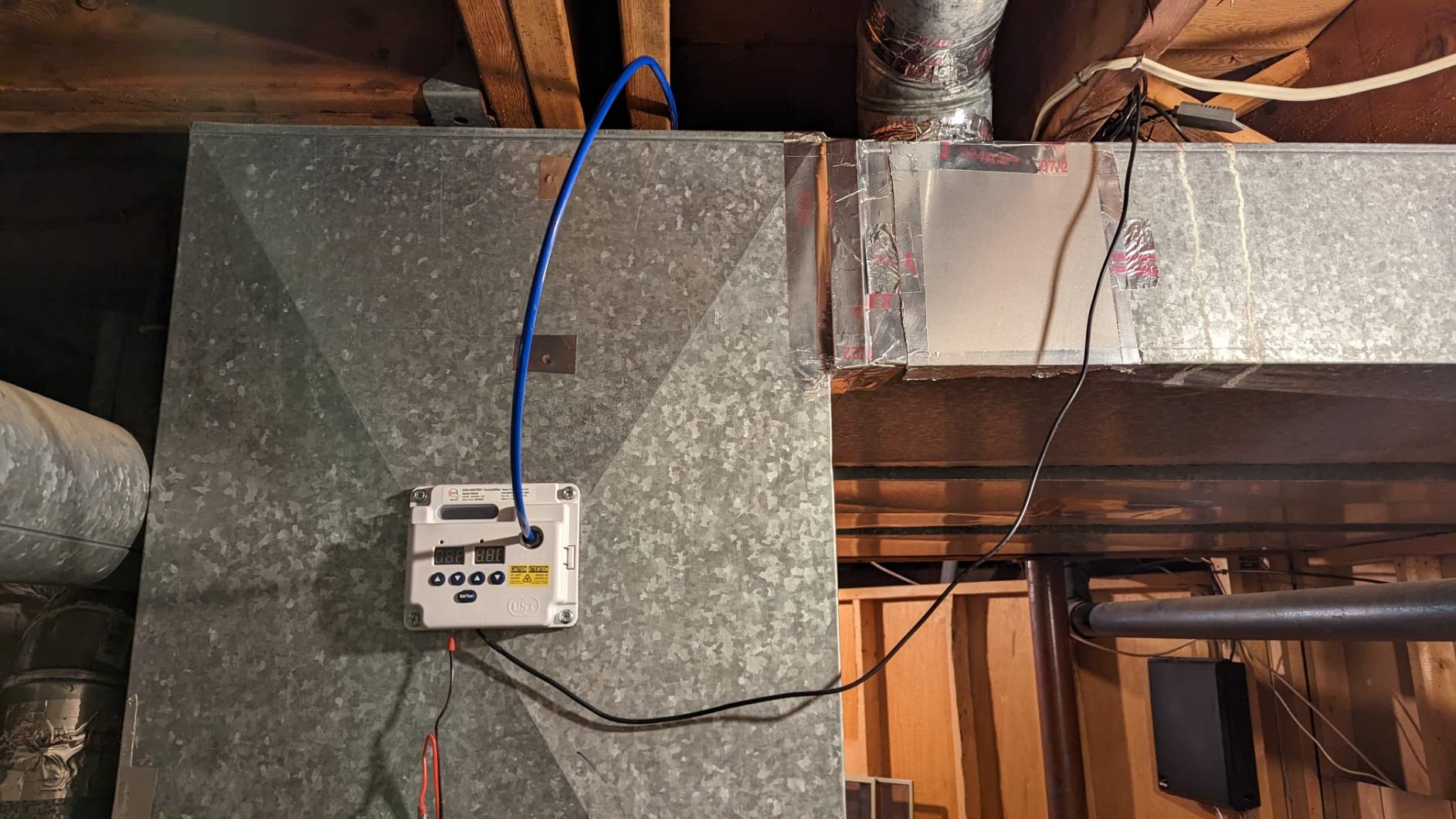Evaporative Duct Mounted Whole House Furnace Humidifier with 8 UV-C LEDs, Atomizing Cool Mist Variable Capacities for Homes and Offices up to 3500 sq. ft. customer photo 2