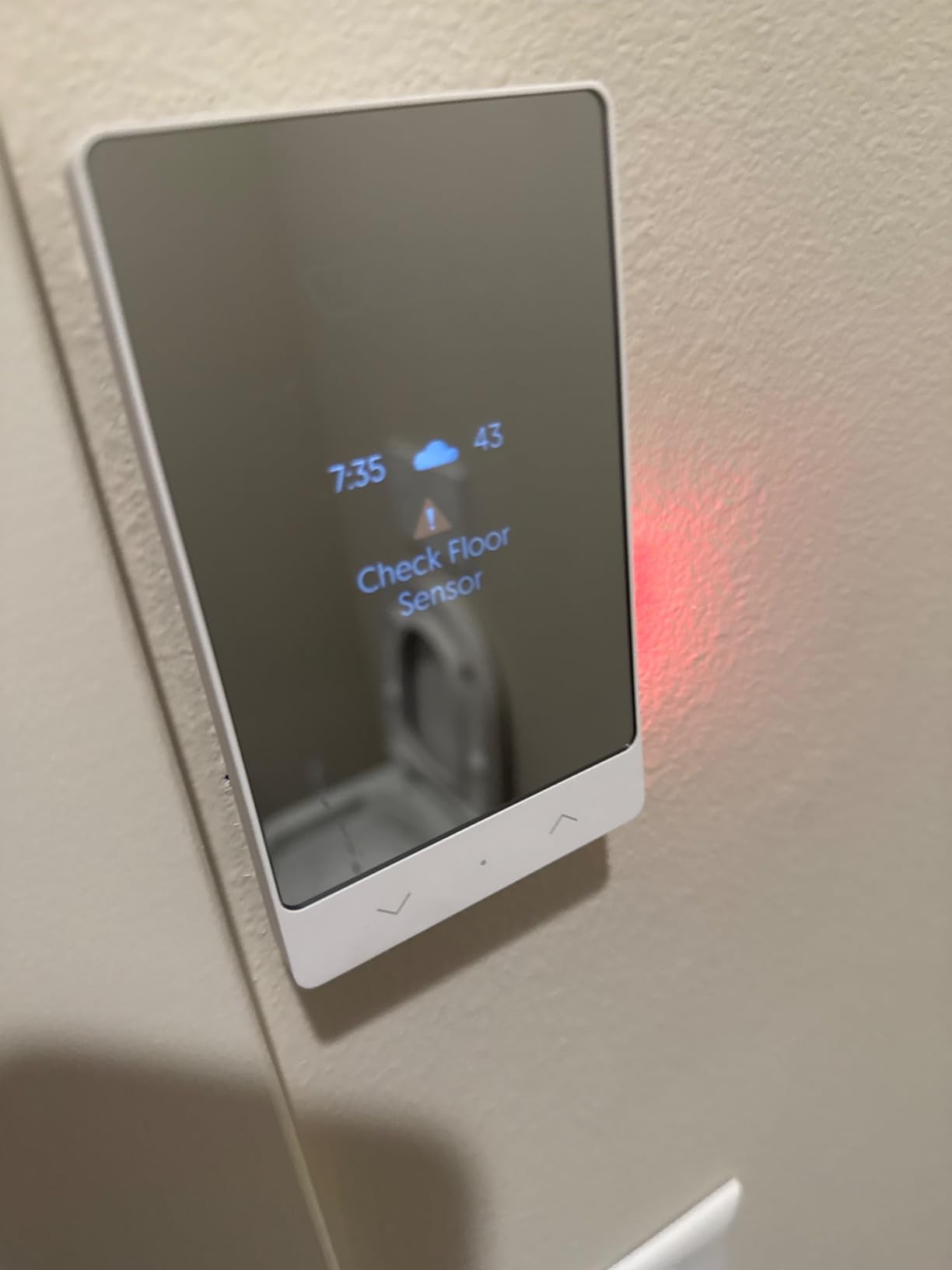 Schluter Ditra-Heat-E-RS1 Smart Thermostat Floor Warming System Compatible with Control4 Home Automation Platform - Built-in GFCI, App, Voice, Home Assist - DHERT105/BW customer photo 2