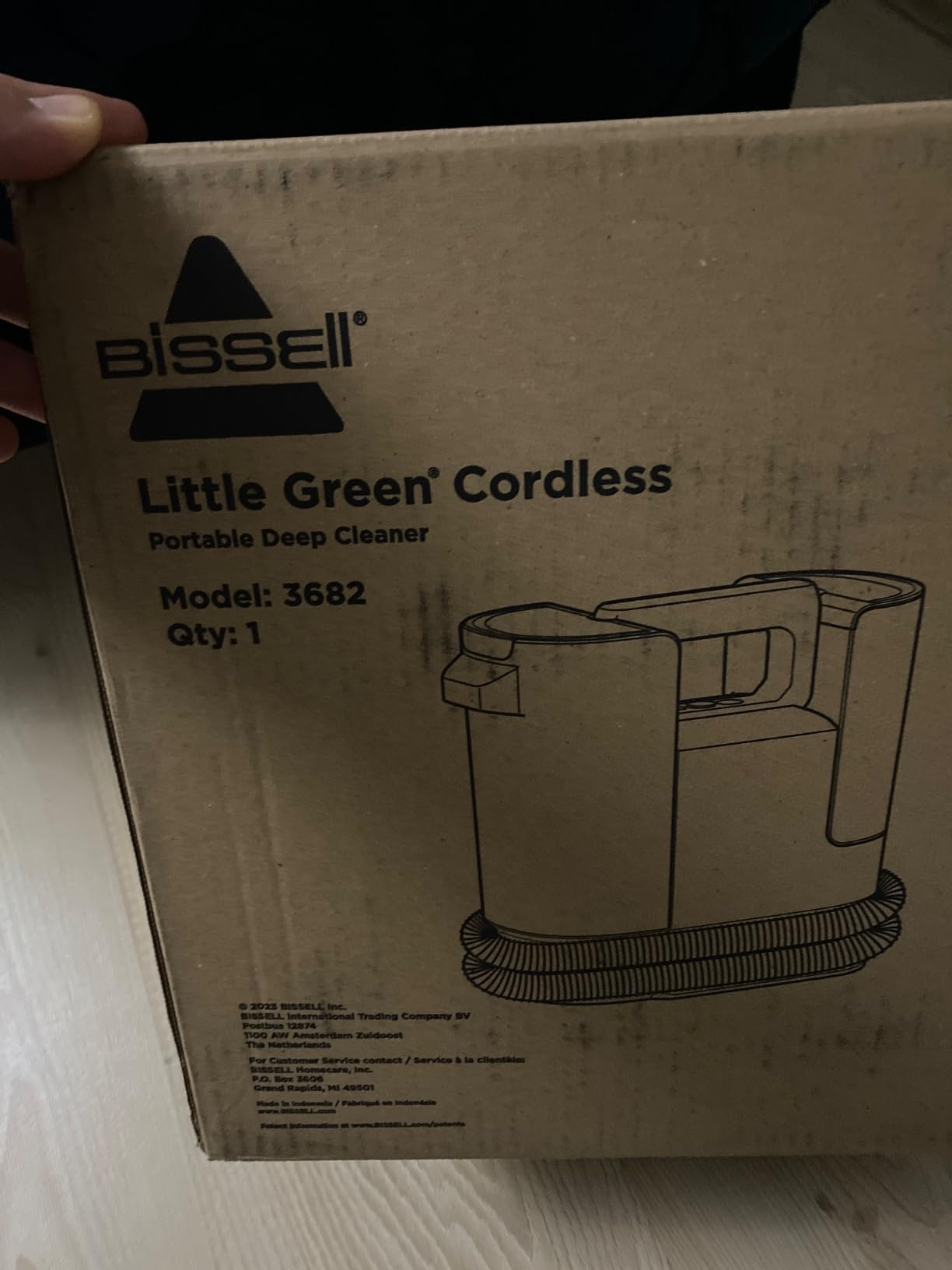 BISSELL Little Green Cordless Portable Carpet Cleaner, 3682 customer photo 2