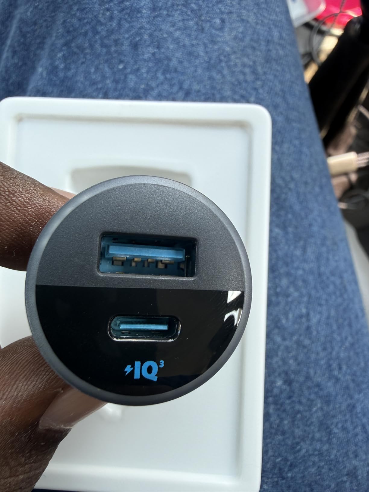 Anker 323 52.5W USB C Car Charger with 30W PowerIQ 3.0 Fast Charging customer photo 1