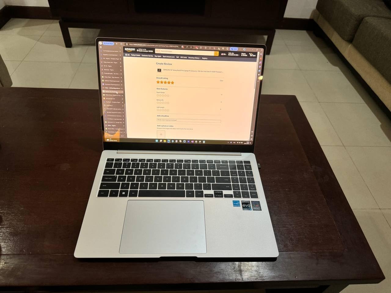 SAMSUNG 14” Galaxy Book3 Pro Laptop Computer, 13th Gen Intel Core i7-1360P Processor / 16GB / 1TB, 3K AMOLED Screen, 120hz, Fingerprint Reader, FHD Webcam, 2023 Model, NP940XFG-KA1US, Beige customer photo 1